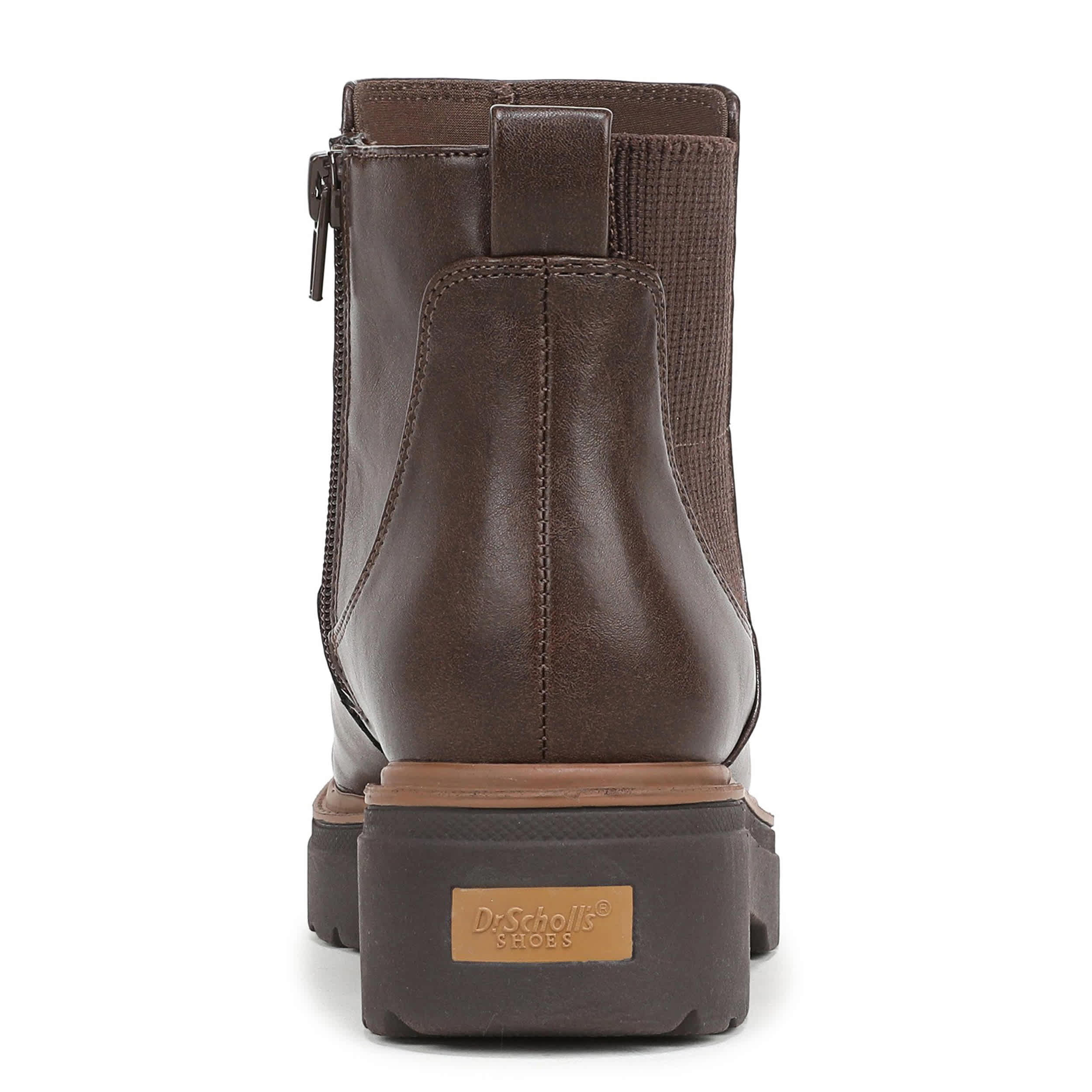 DR. SCHOLL'S-WOMENS BRING VIBES BOOT-BROWN & 