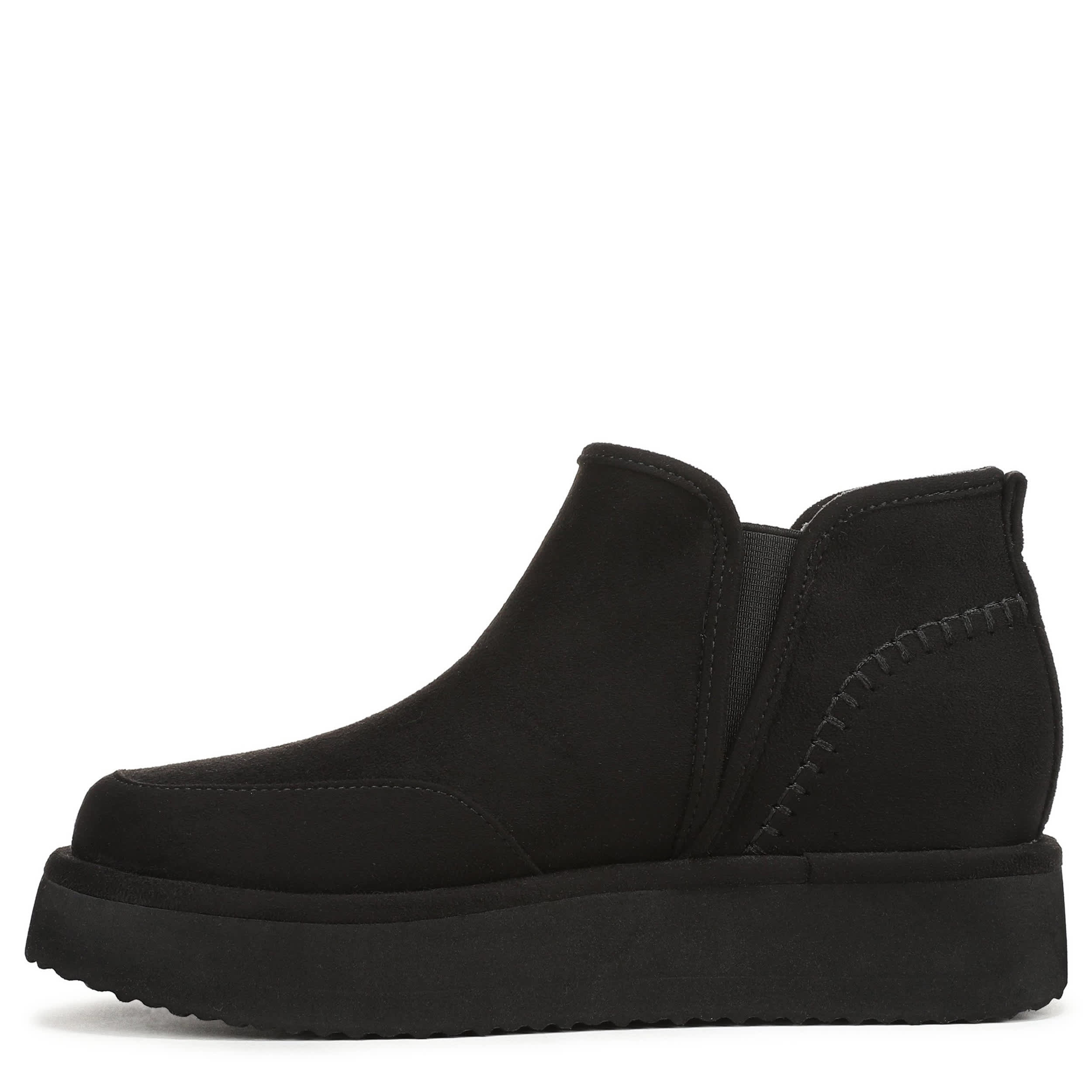 DR. SCHOLL'S-WOMENS CHILL OUT BOOTIE-BLACK & 