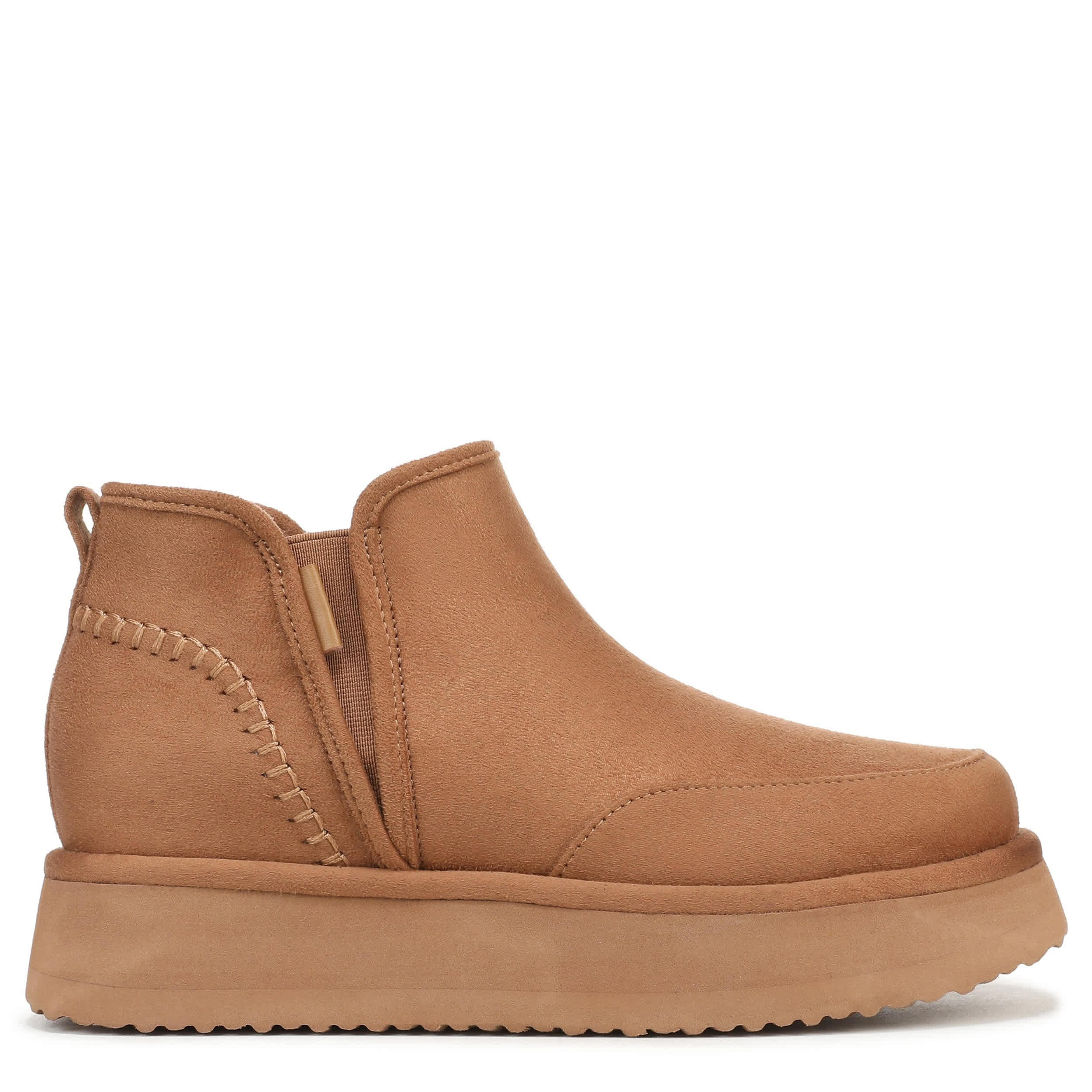DR. SCHOLL'S-WOMENS CHILL OUT BOOTIE-BROWN & 