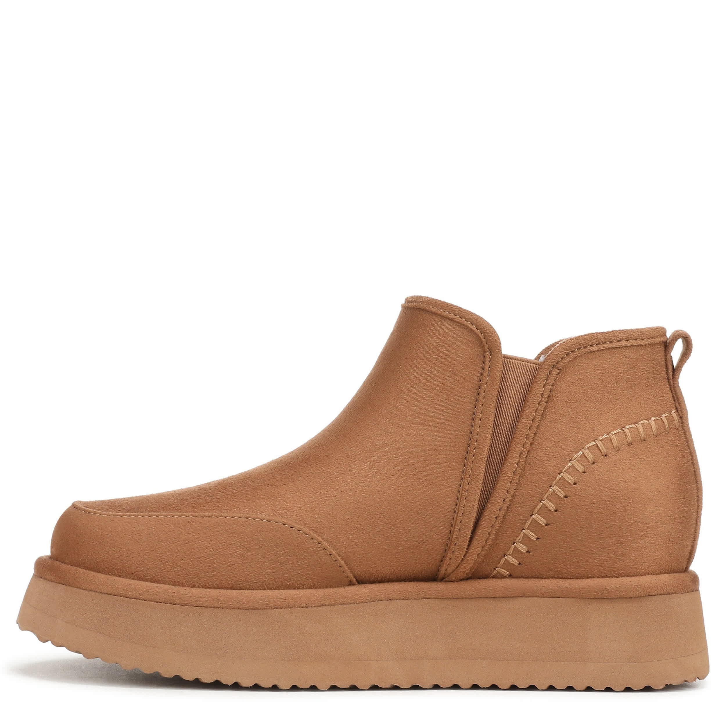 DR. SCHOLL'S-WOMENS CHILL OUT BOOTIE-BROWN & 