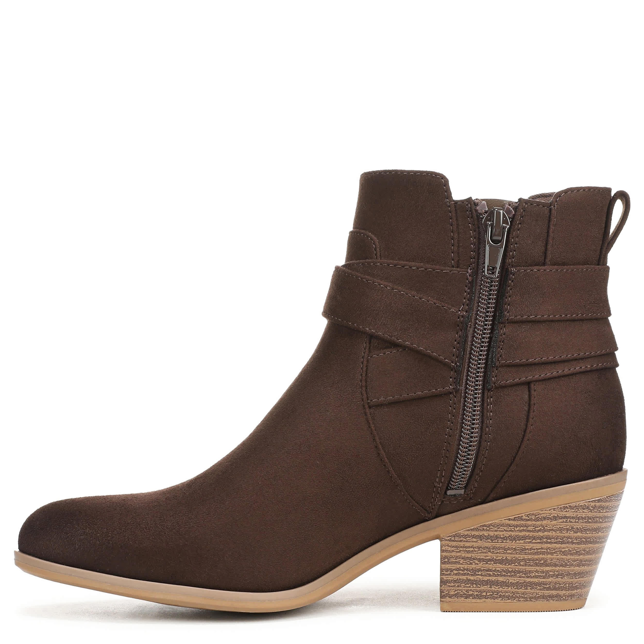 DR. SCHOLL'S-WOMENS COLLINS BOOTIE-CORDOVAN & 