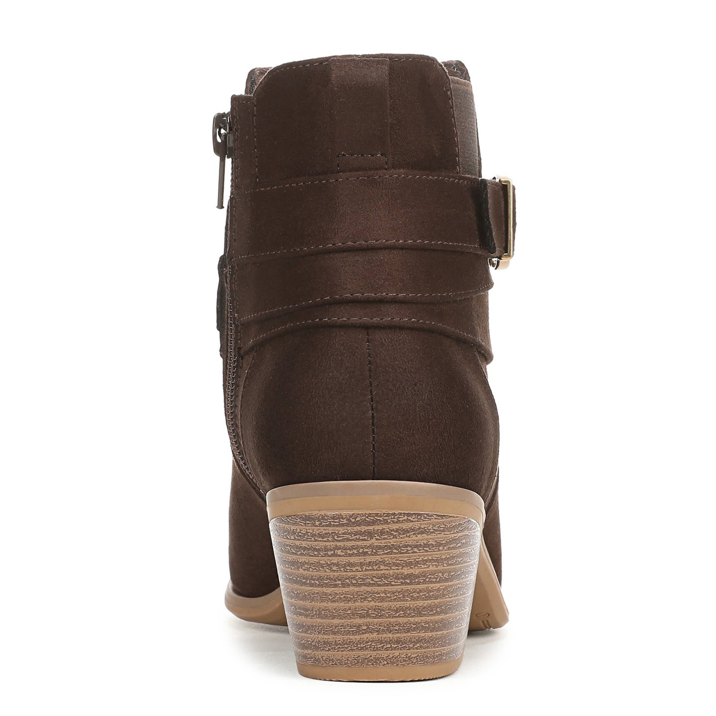 DR. SCHOLL'S-WOMENS COLLINS BOOTIE-CORDOVAN & 