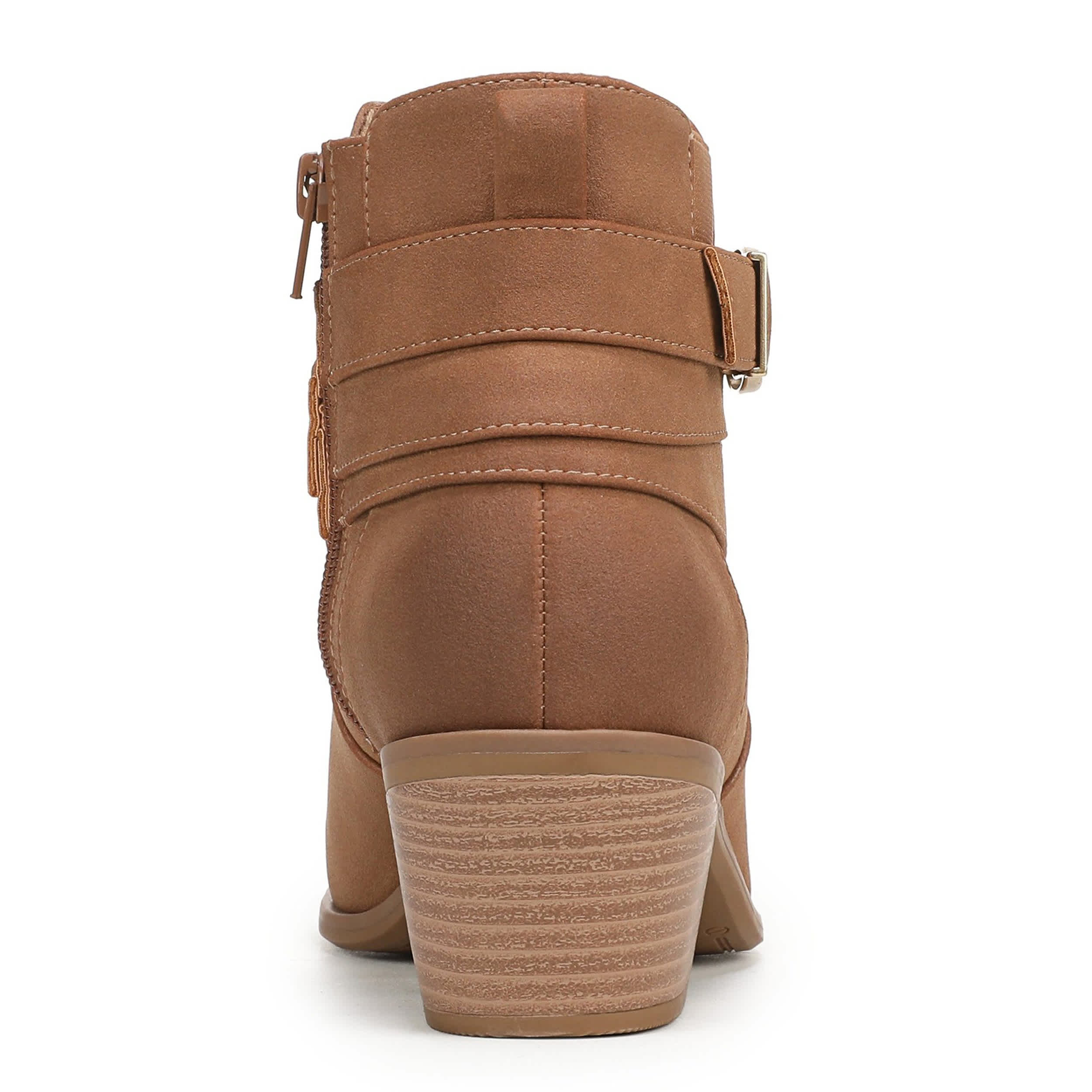 DR. SCHOLL'S-WOMENS COLLINS BOOTIE-COGNAC & 
