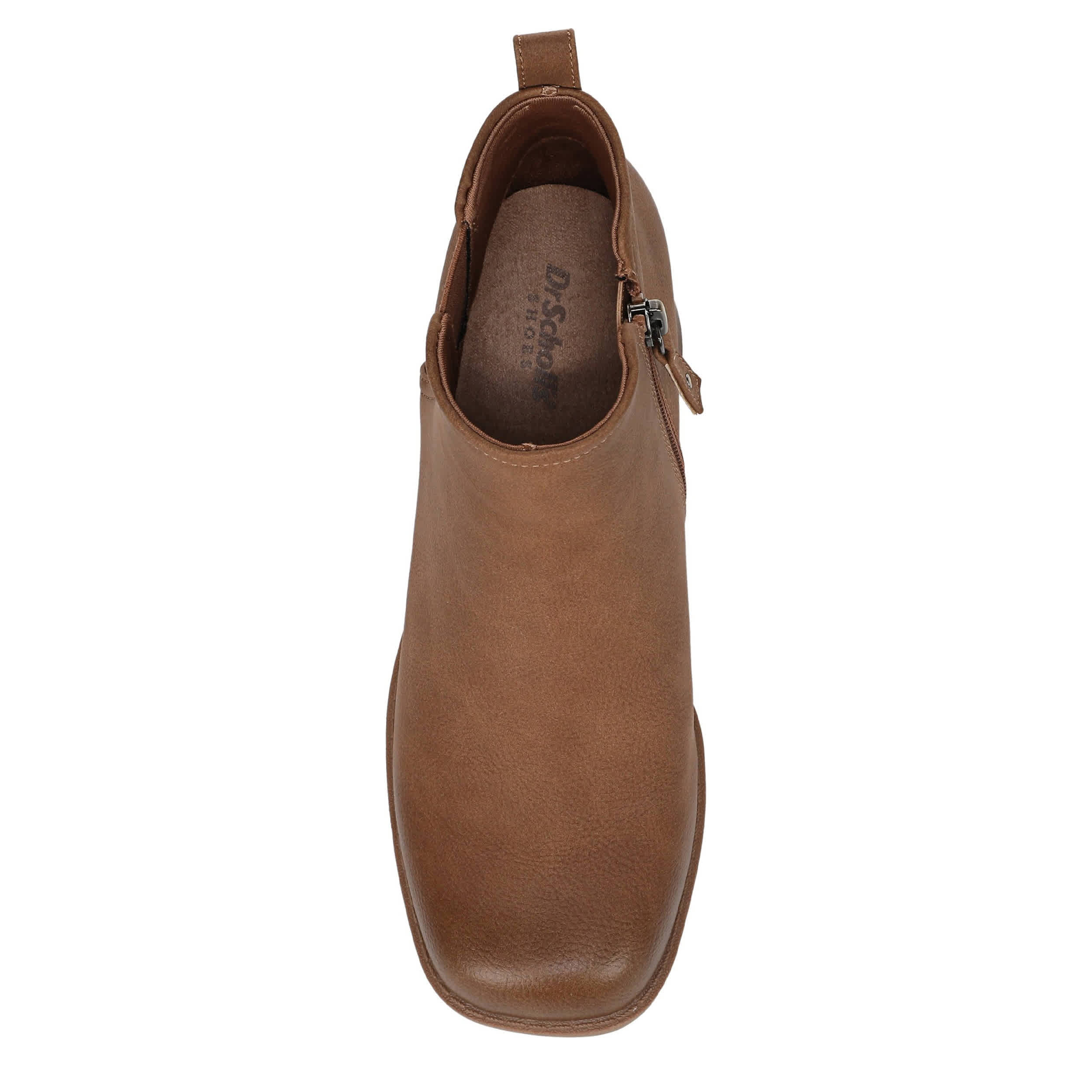 DR. SCHOLL'S-WOMENS JOPLIN LOW BOOT-DARK TAN & 