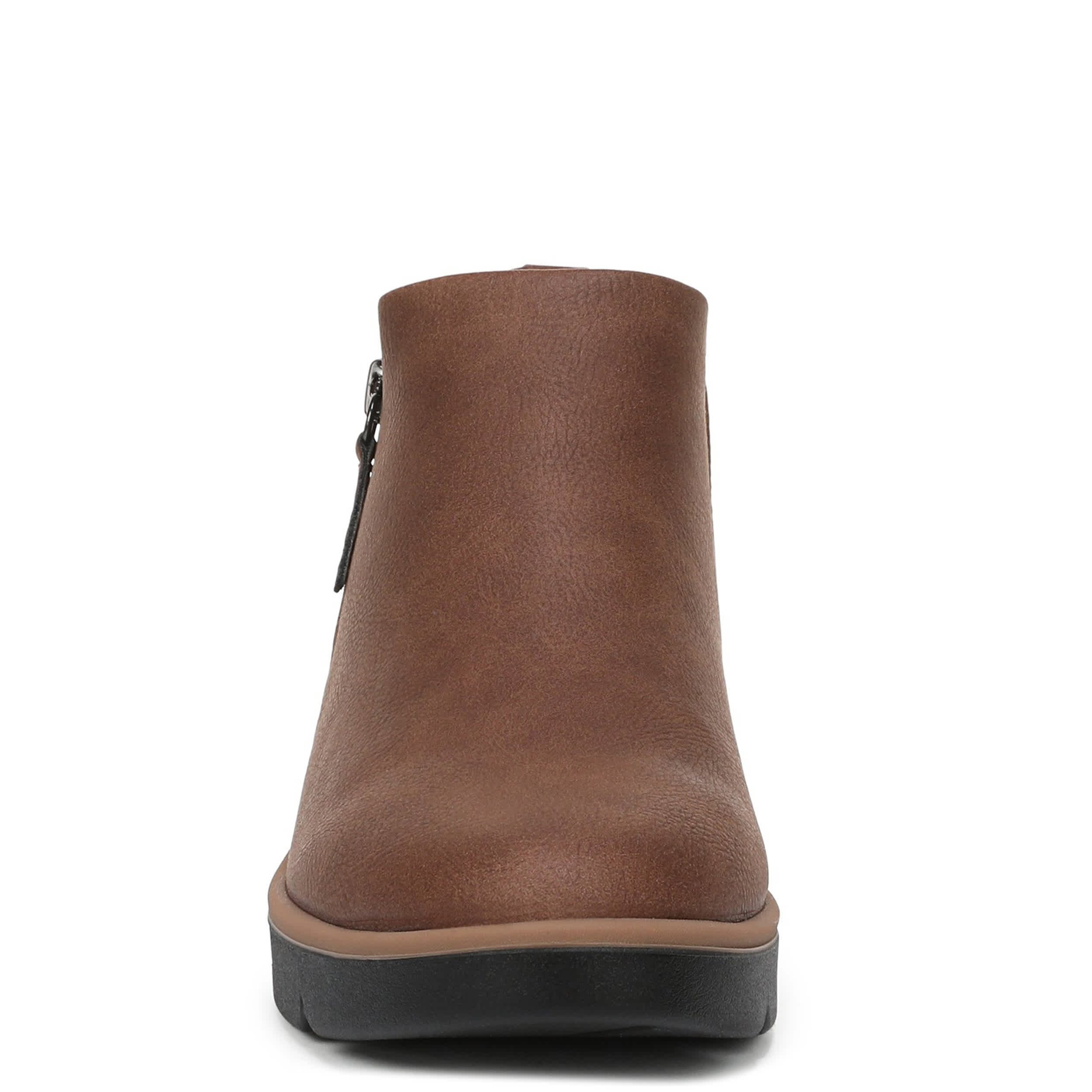 DR. SCHOLL'S-WOMENS LIZZIE CLOUD BOOTIE-BROWN & 