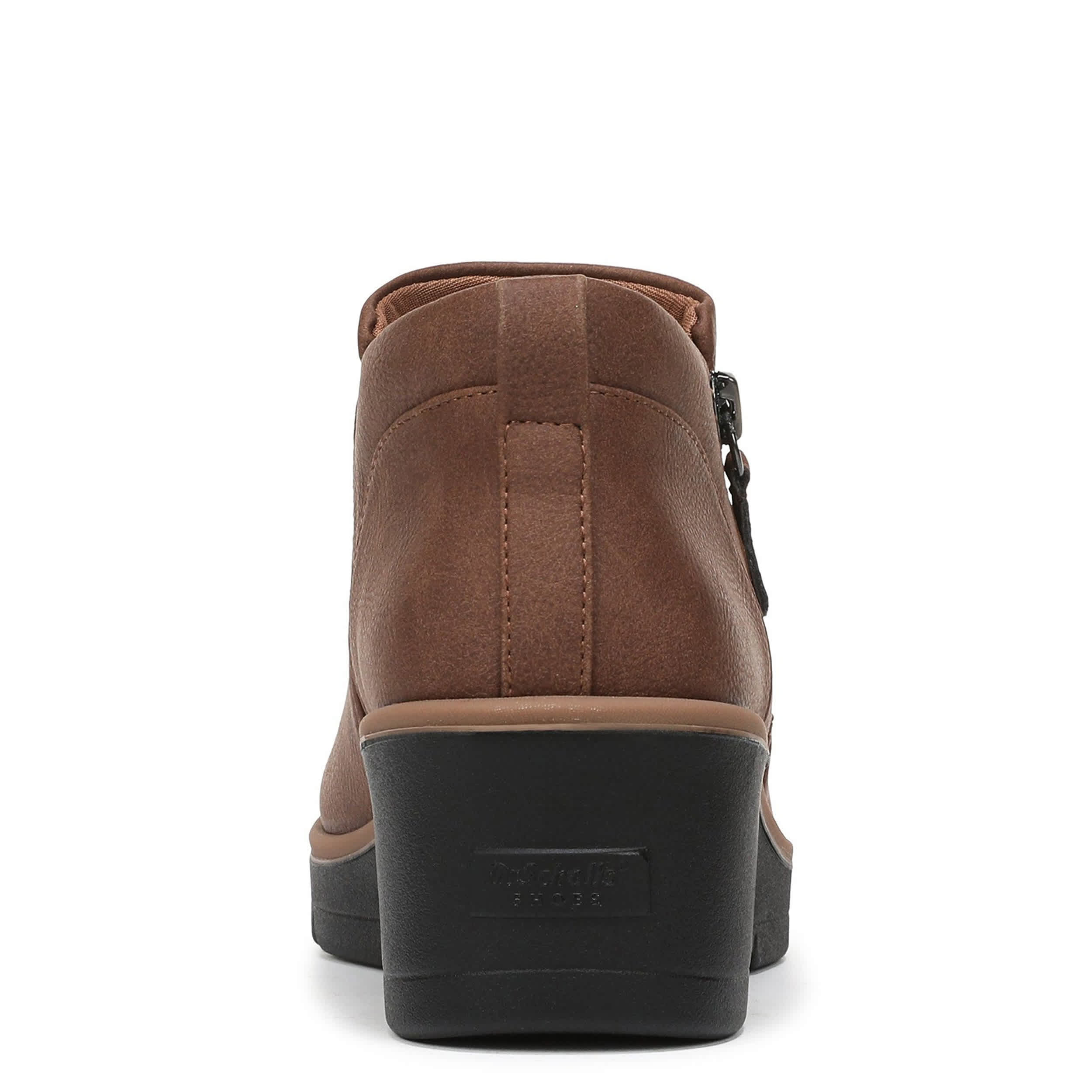 DR. SCHOLL'S-WOMENS LIZZIE CLOUD BOOTIE-BROWN & 