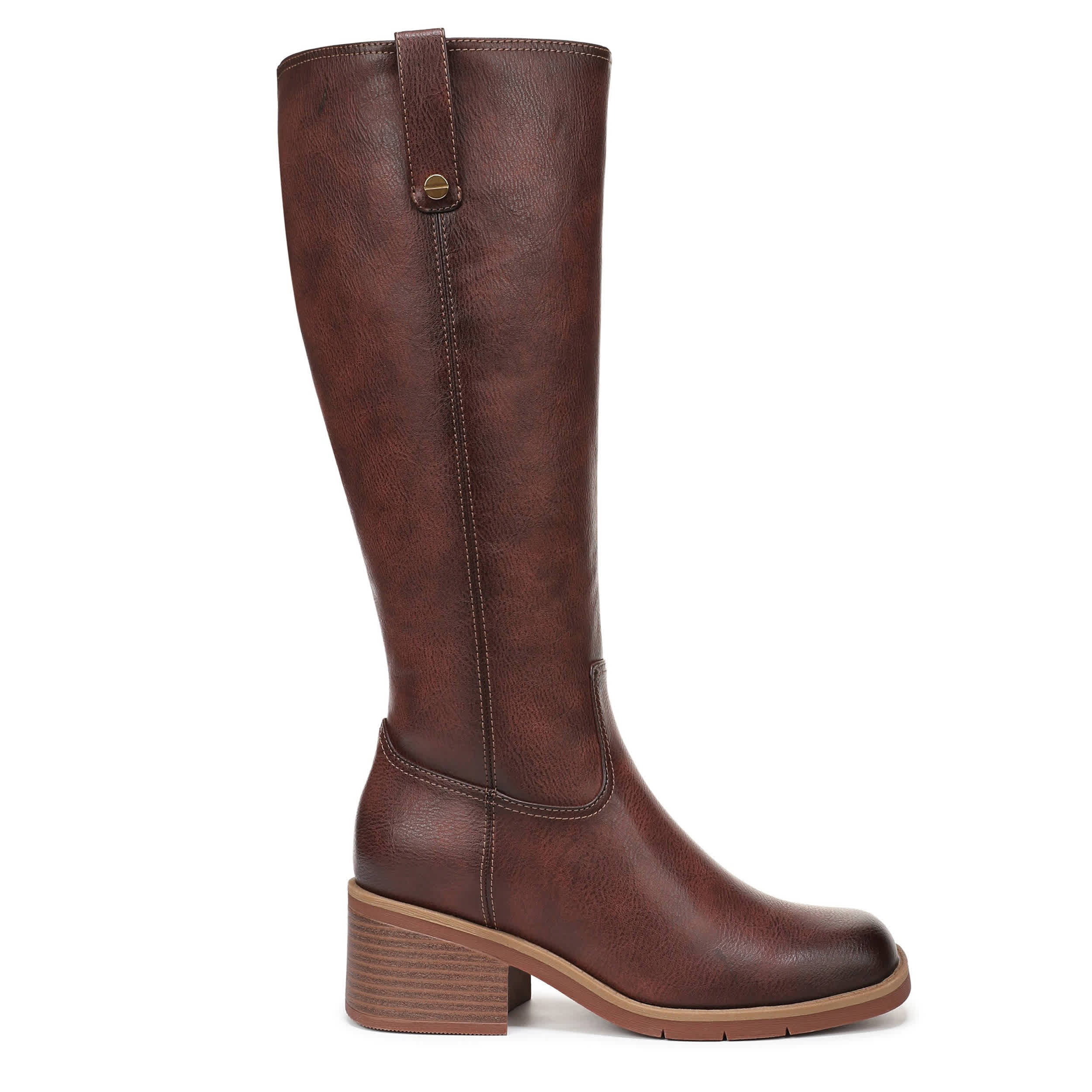 DR. SCHOLL'S-WOMENS JOPLIN TALL BOOT-BROWN & 