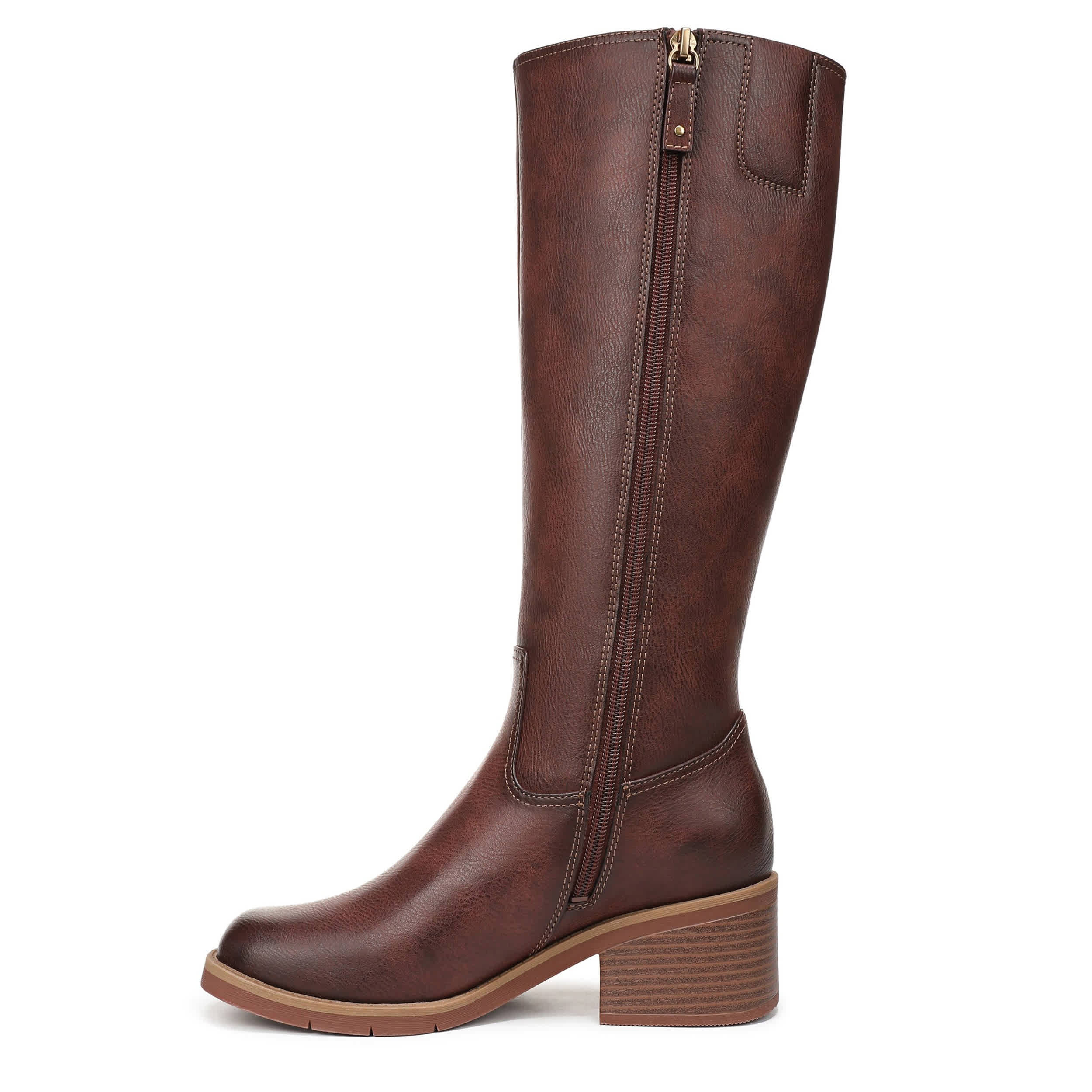 DR. SCHOLL'S-WOMENS JOPLIN TALL BOOT-BROWN & 