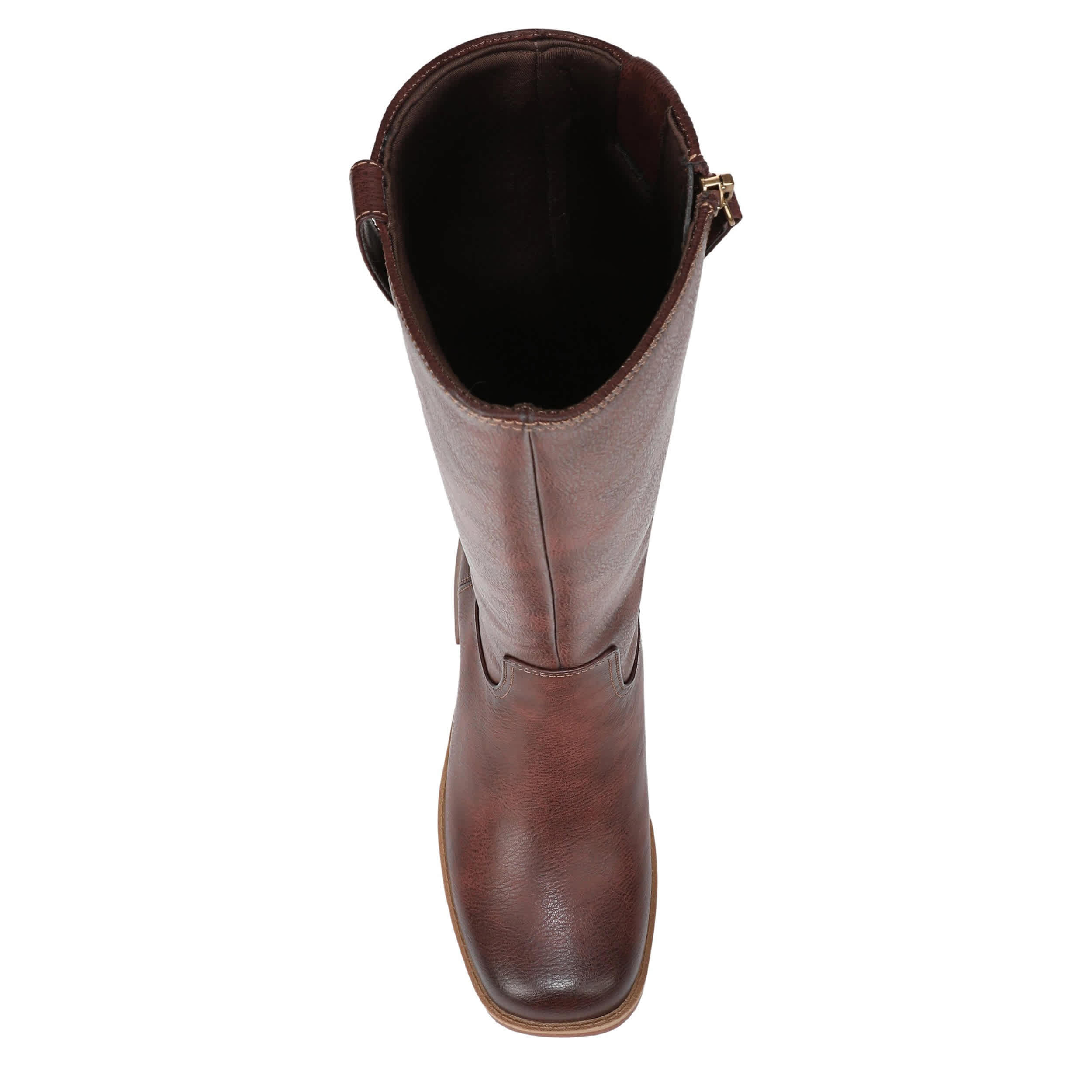 DR. SCHOLL'S-WOMENS JOPLIN TALL BOOT-BROWN & 
