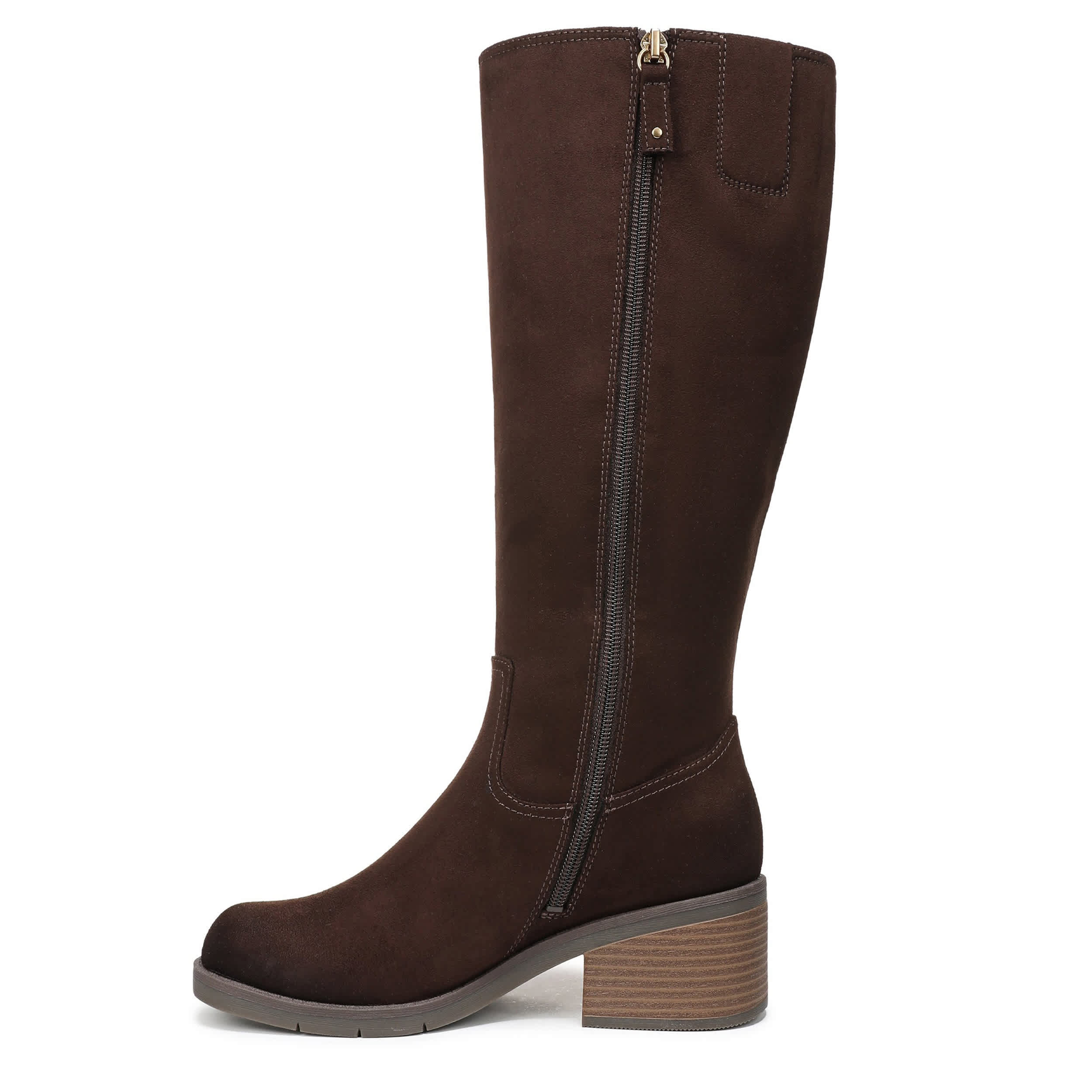 DR. SCHOLL'S-WOMENS JOPLIN TALL BOOT-CORDOVAN & 