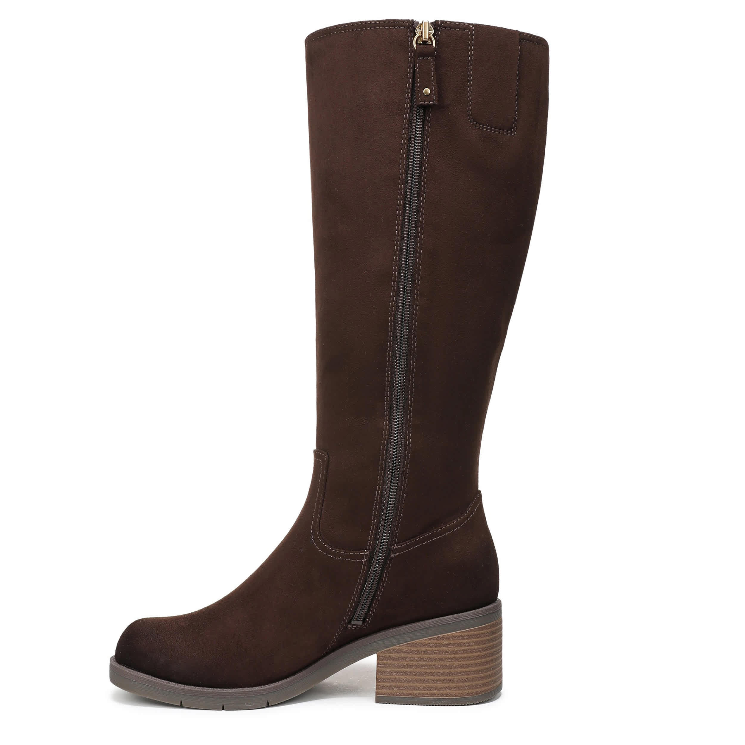 DR. SCHOLL'S-WOMENS JOPLIN TALL BOOT-CORDOVAN & 