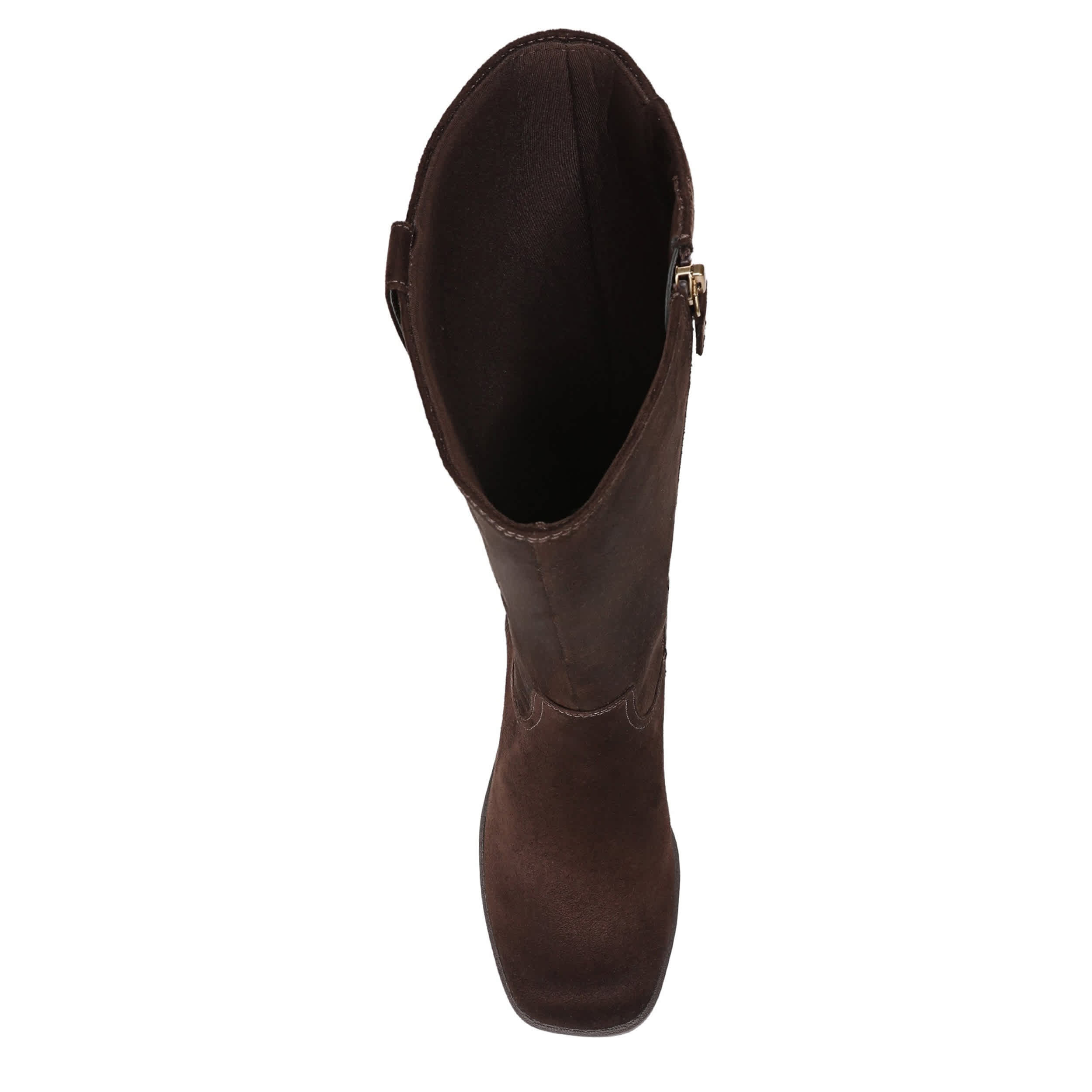 DR. SCHOLL'S-WOMENS JOPLIN TALL BOOT-CORDOVAN & 
