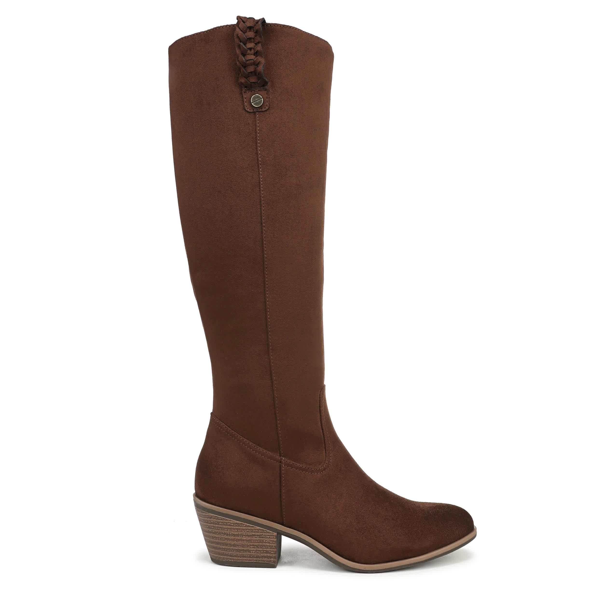 DR. SCHOLL'S-WOMENS CALISTA TALL BOOT-CHESTNUT & 