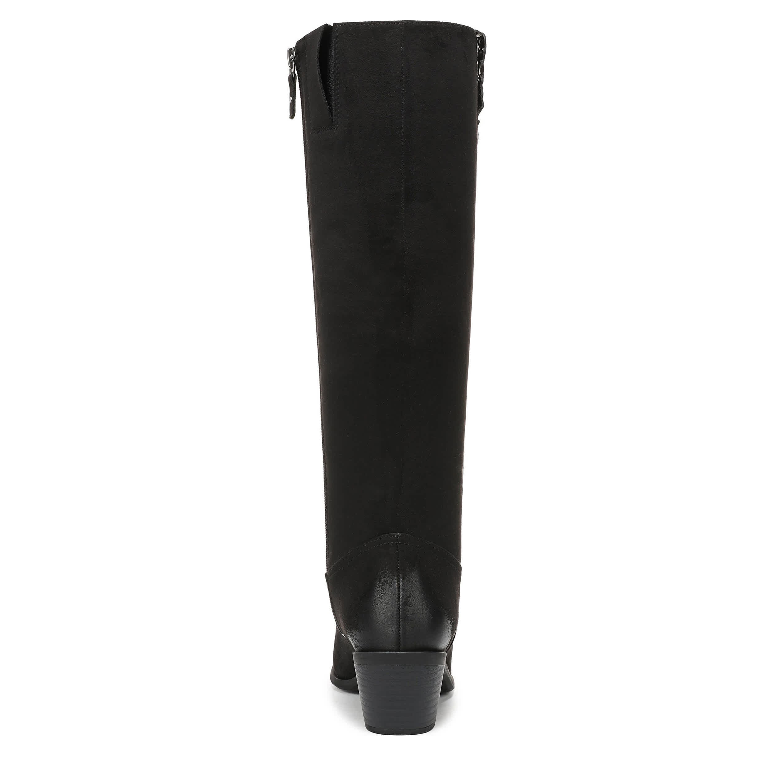 DR. SCHOLL'S-WOMENS CALISTA TALL BOOT WIDE CALF-BLACK & 