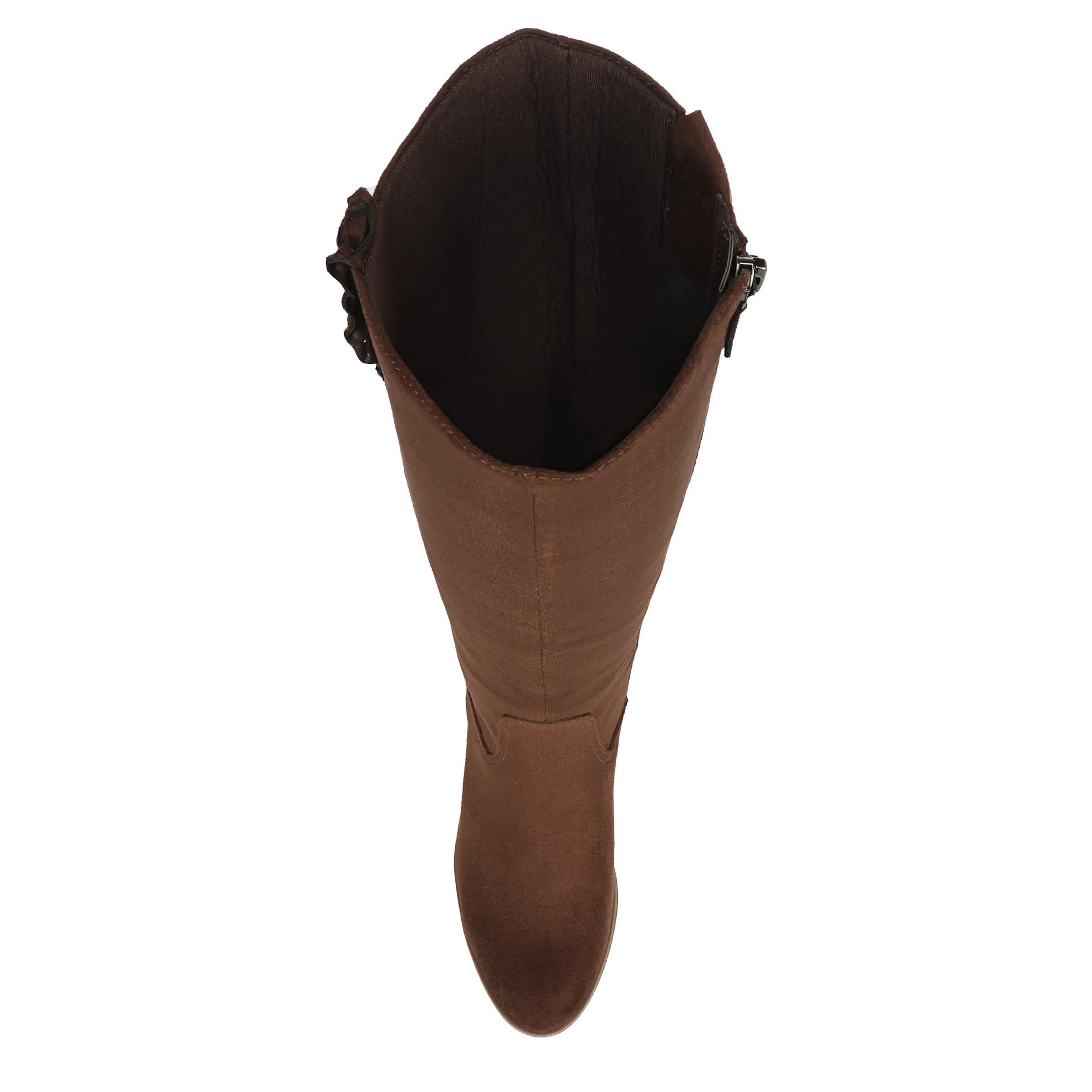 DR. SCHOLL'S-WOMENS CALISTA TALL BOOT WIDE CALF-CHESTNUT & 