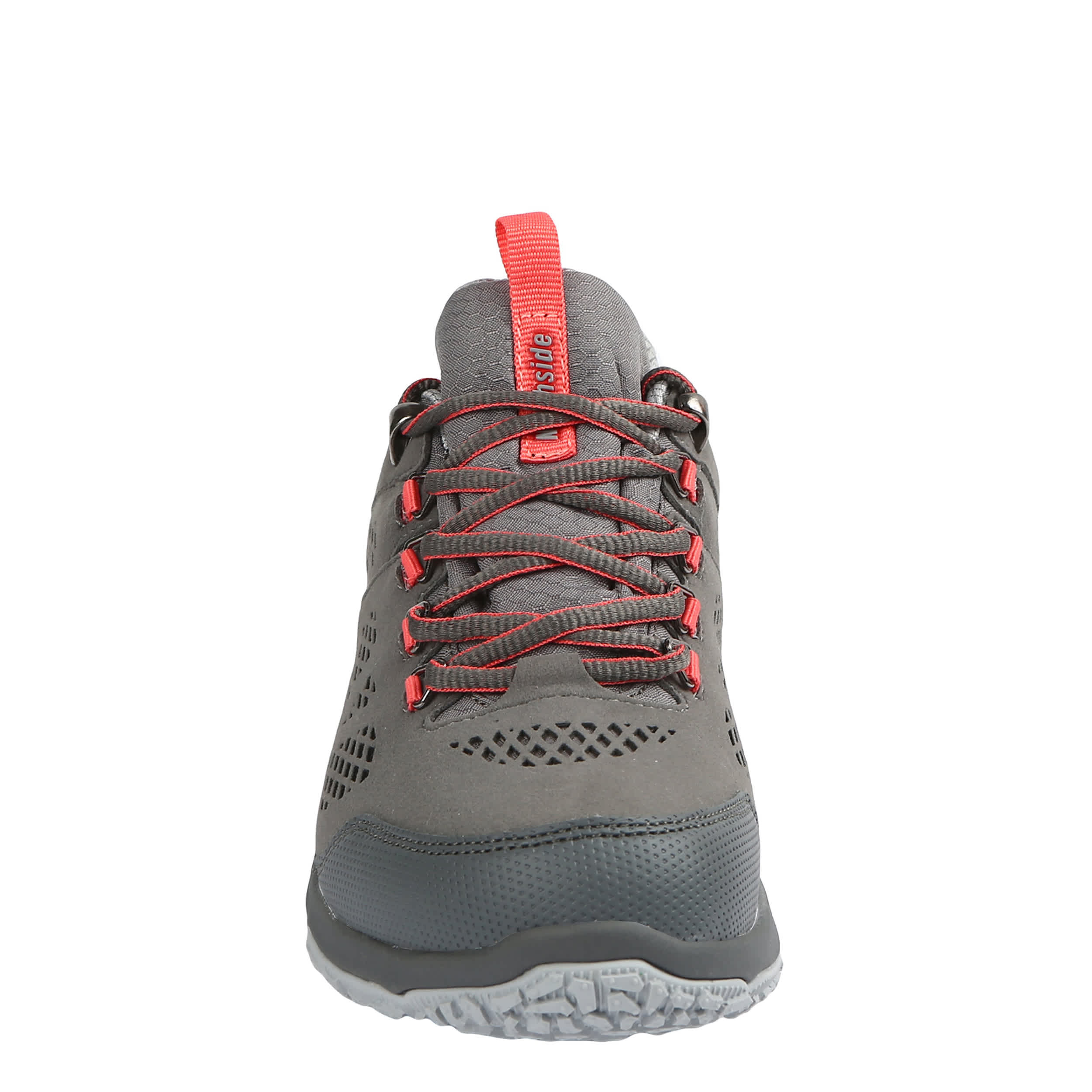 NORTHSIDE-WOMENS BENTON HIKING SHOE-GREY & CORAL