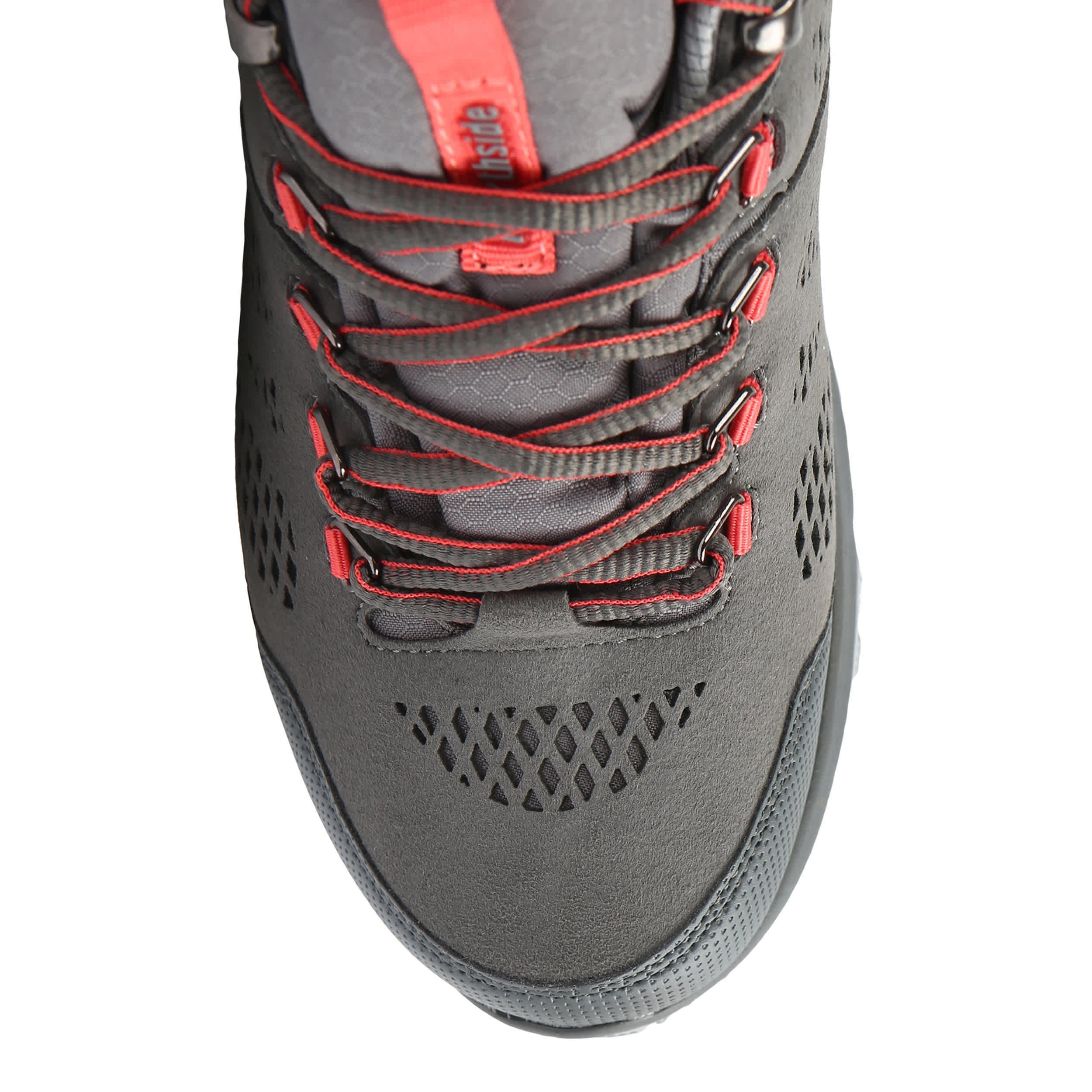 NORTHSIDE-WOMENS BENTON HIKING SHOE-GREY & CORAL