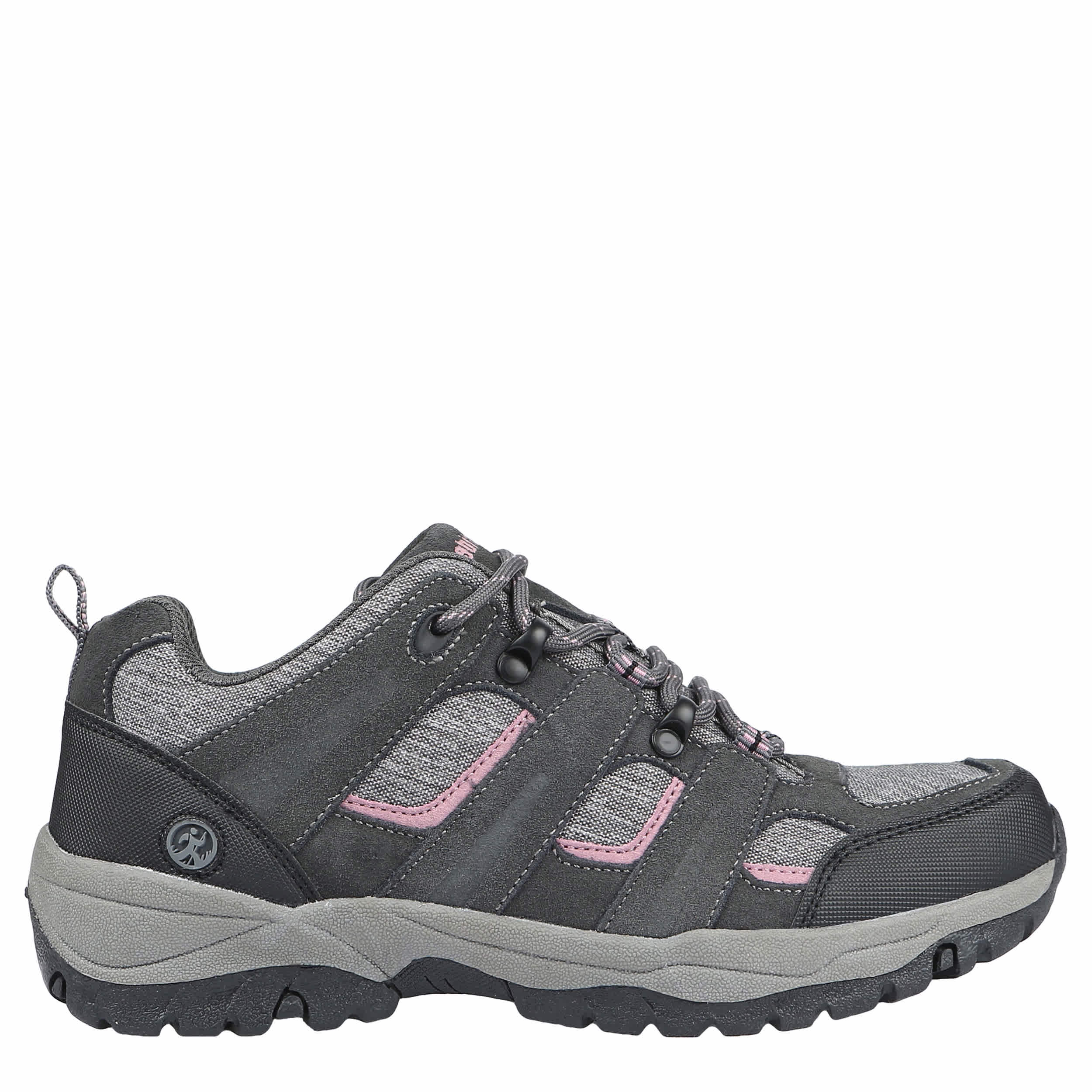 NORTHSIDE-WOMENS MONROE LOW HIKING SHOE-DARK GREY & SILVER