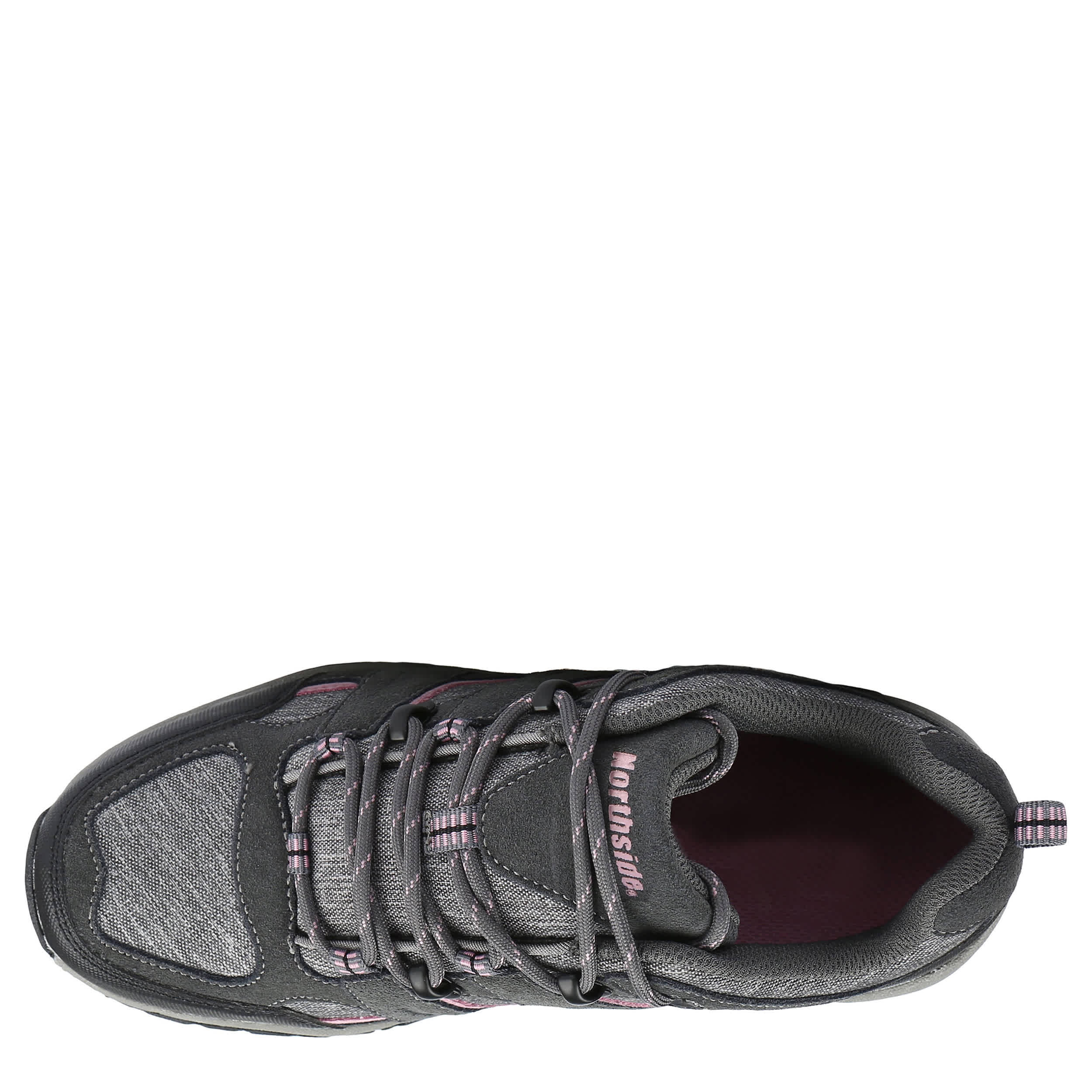 NORTHSIDE-WOMENS MONROE LOW HIKING SHOE-DARK GREY & SILVER