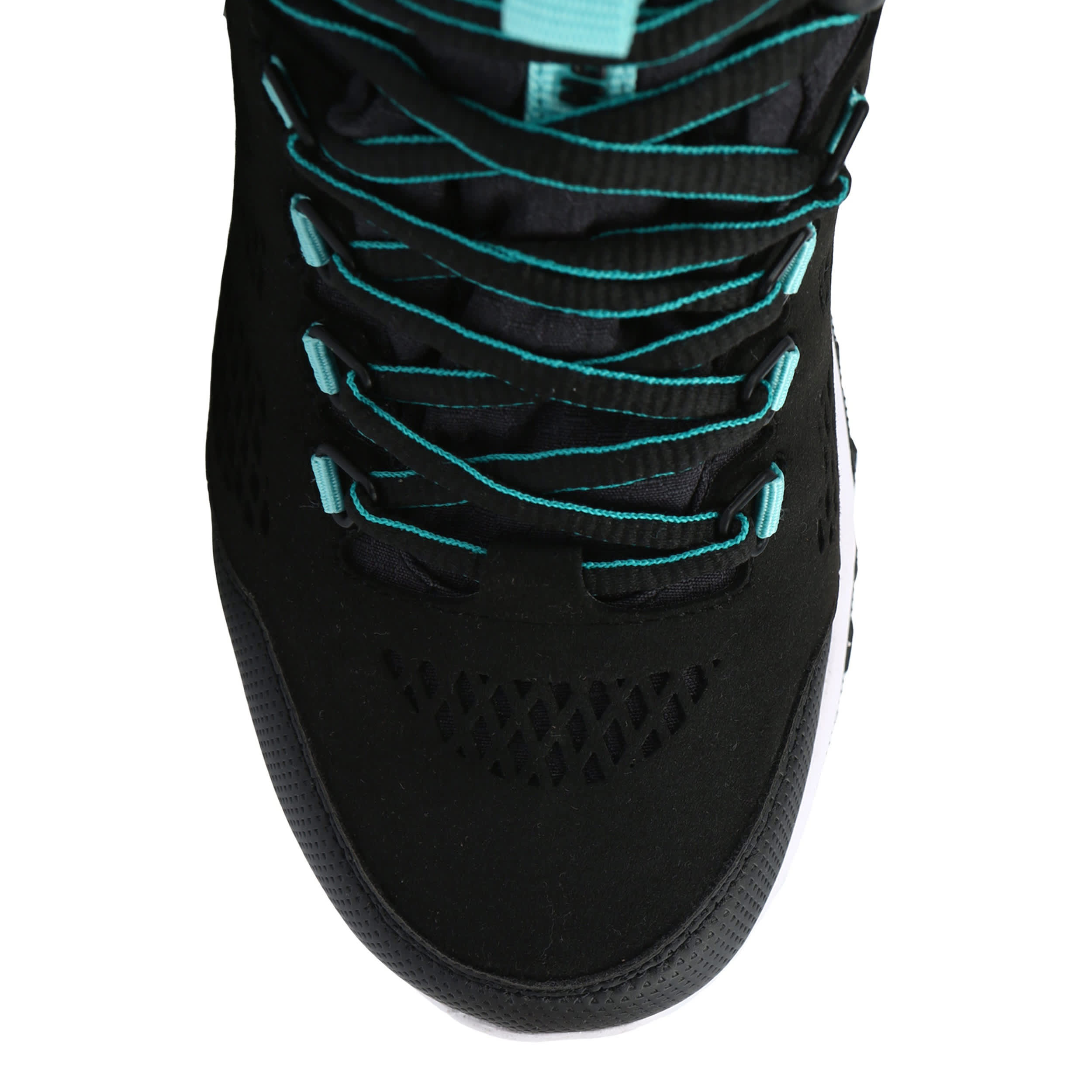 NORTHSIDE-WOMENS BENTON MID HIKING BOOT-BLACK & AQUA