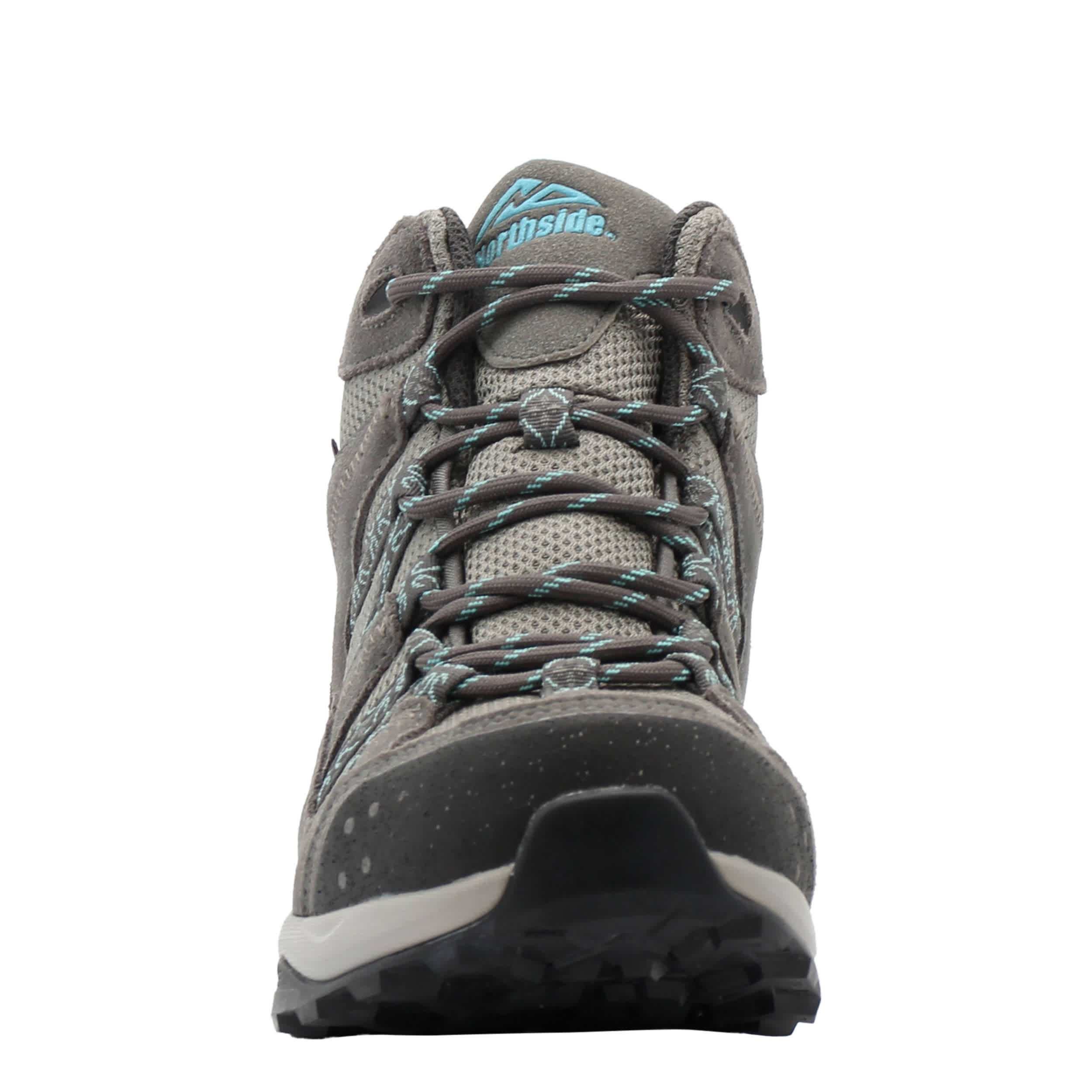 NORTHSIDE-WOMENS FREEMONT II HIKING BOOT-GREY & AQUA