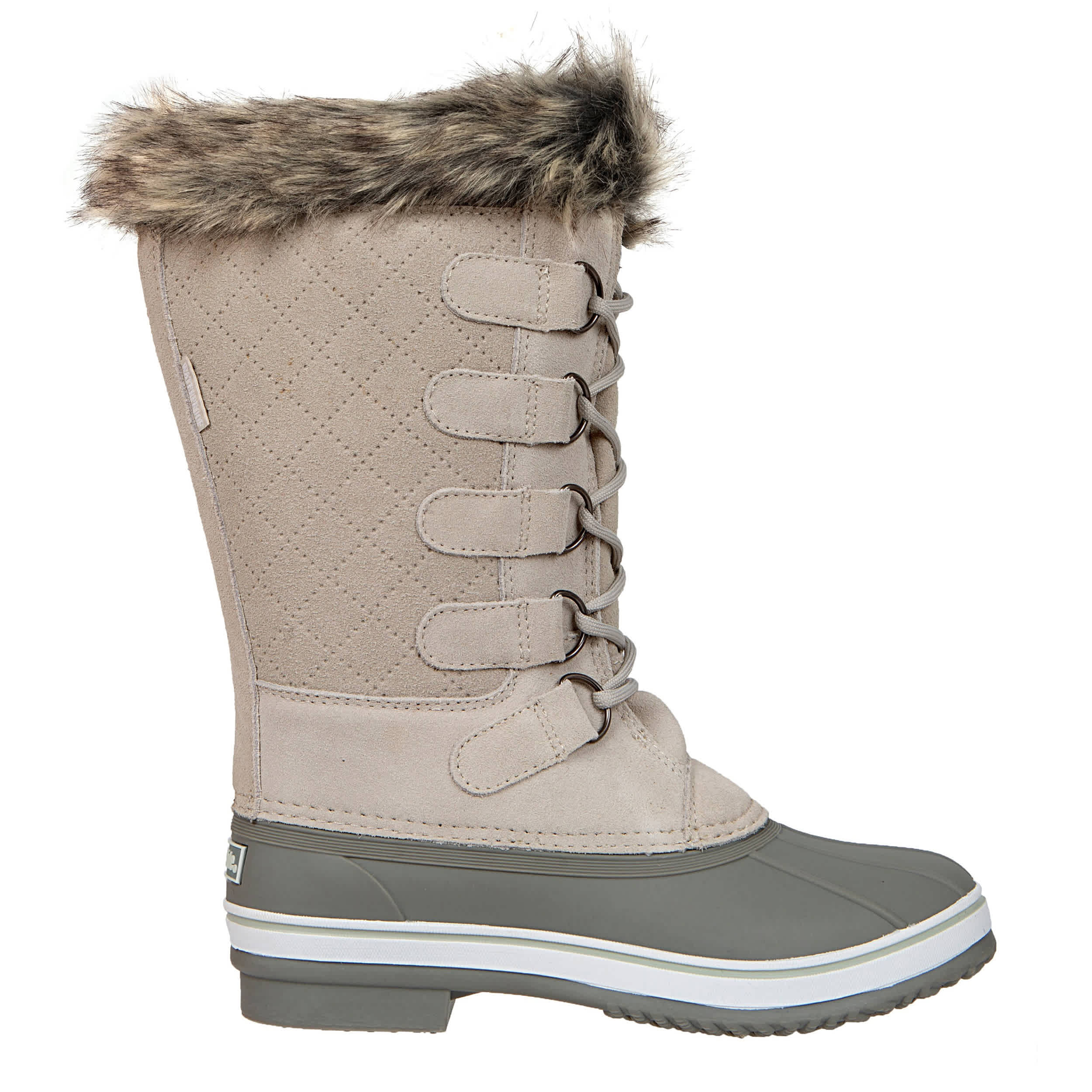 NORTHSIDE-WOMENS KATSURA II WEATHER BOOT-GREY & 