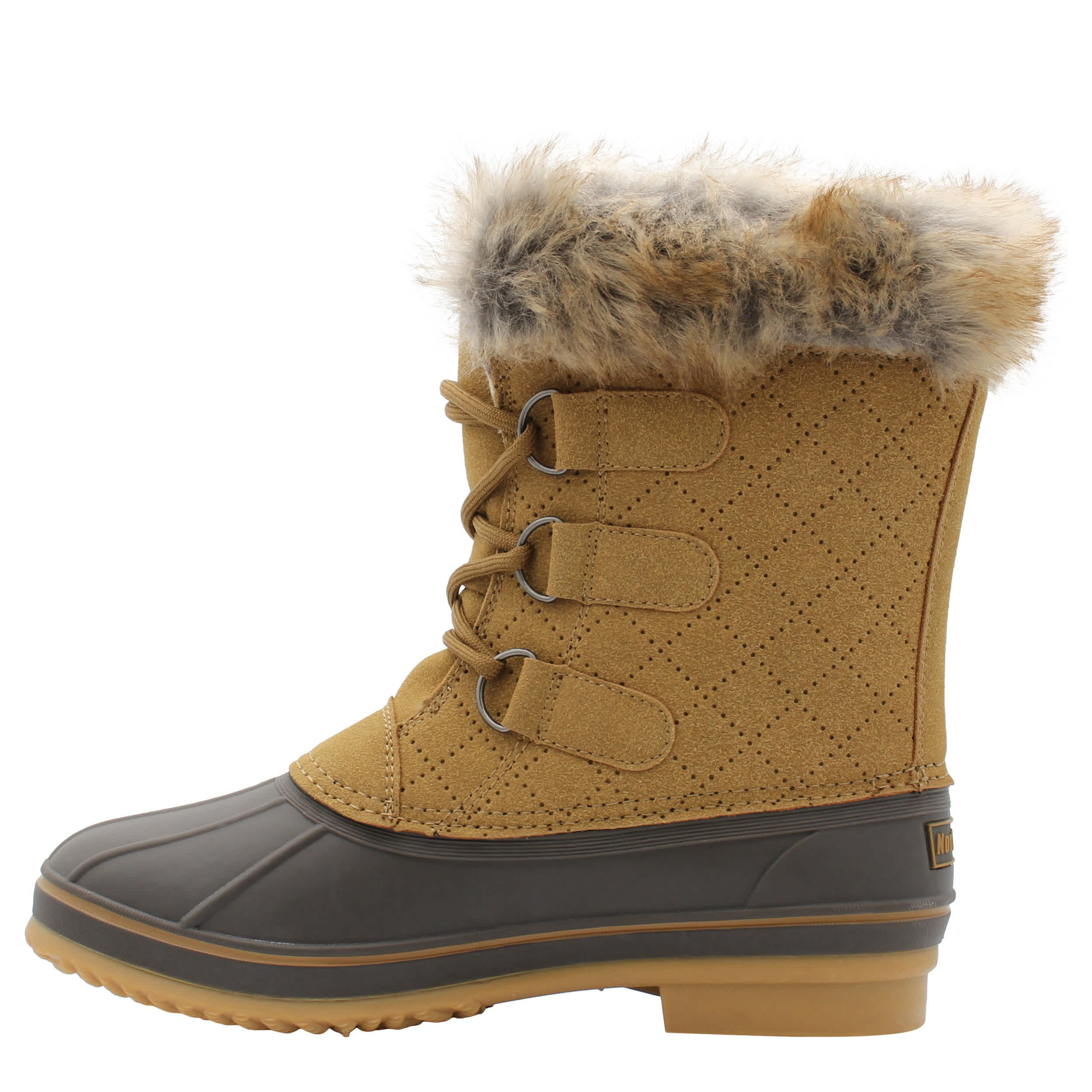NORTHSIDE-WOMENS KATIE II WEATHER BOOT-DARK TAN & BROWN