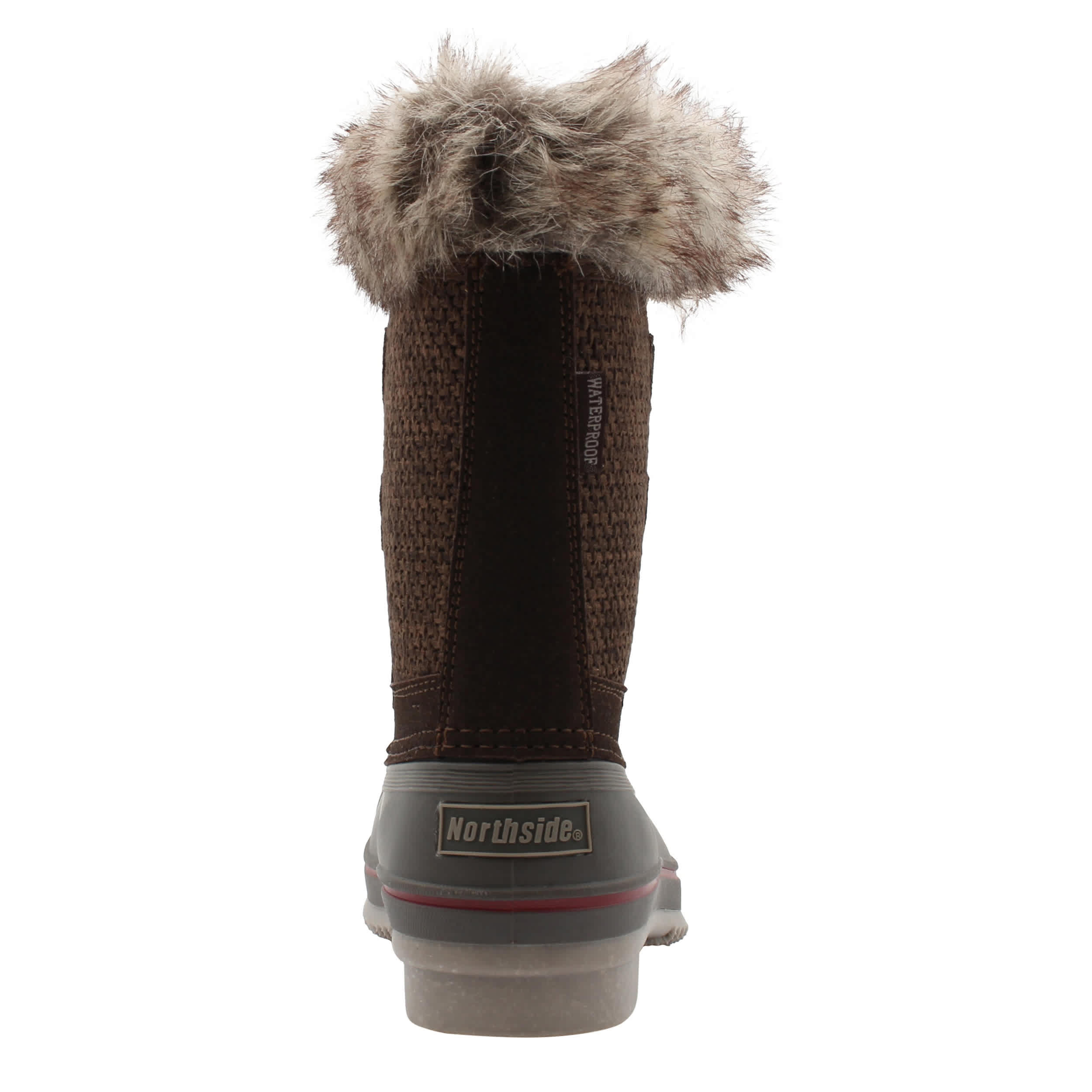 NORTHSIDE-WOMENS KATIE II WEATHER BOOT-DARK BROWN & CORDOVAN