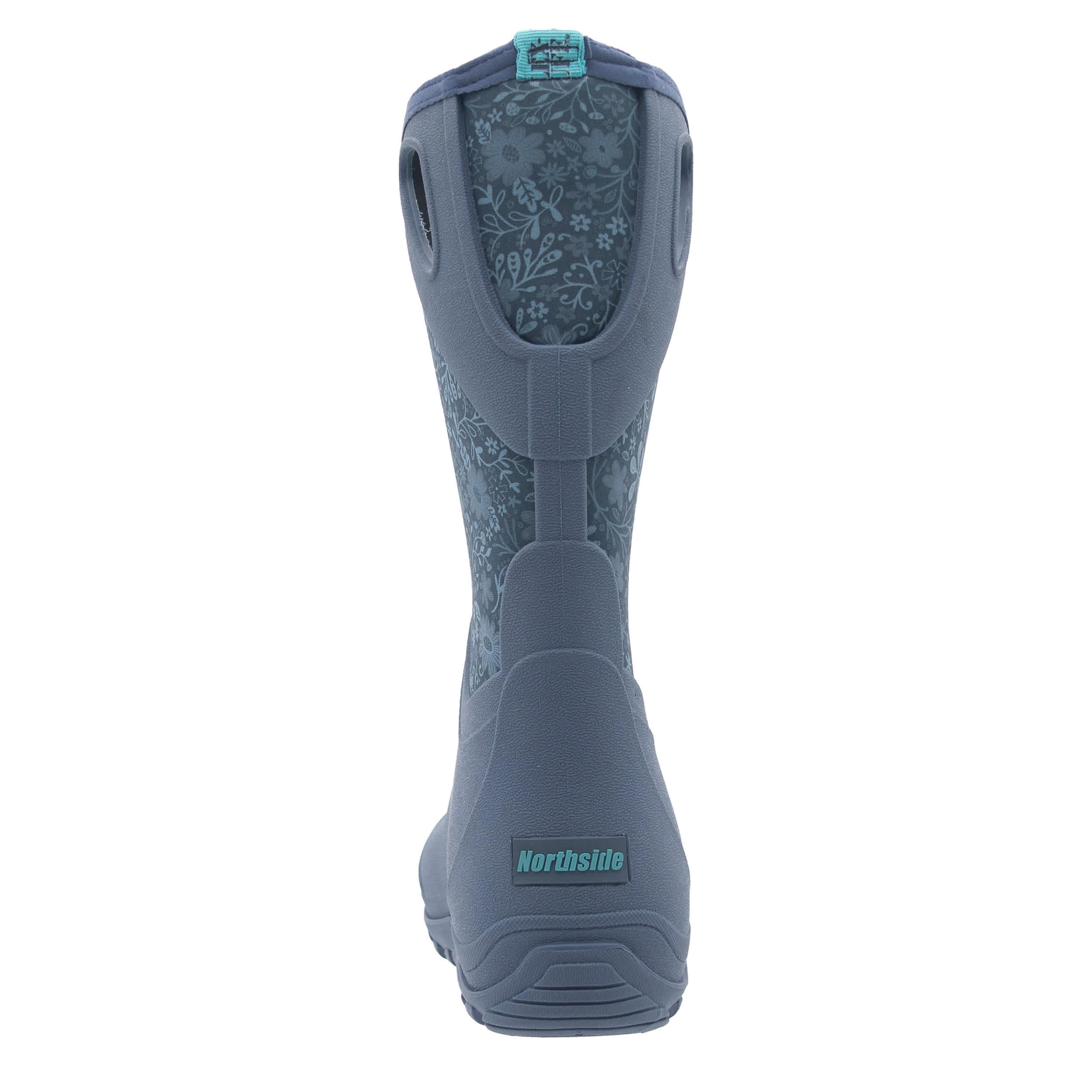 NORTHSIDE-WOMENS CEDARHOME RAIN BOOT-NAVY & TEAL
