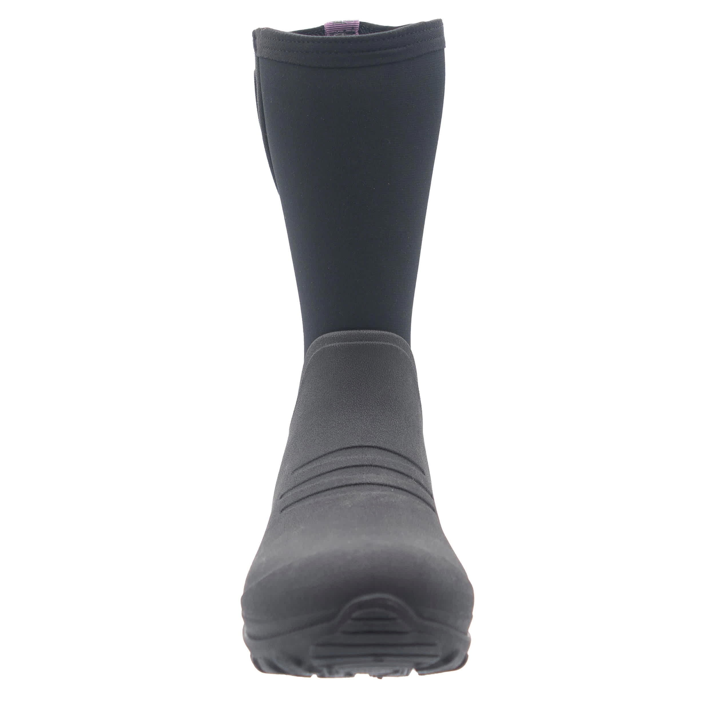 NORTHSIDE-WOMENS CEDARHOME RAIN BOOT-BLACK & 