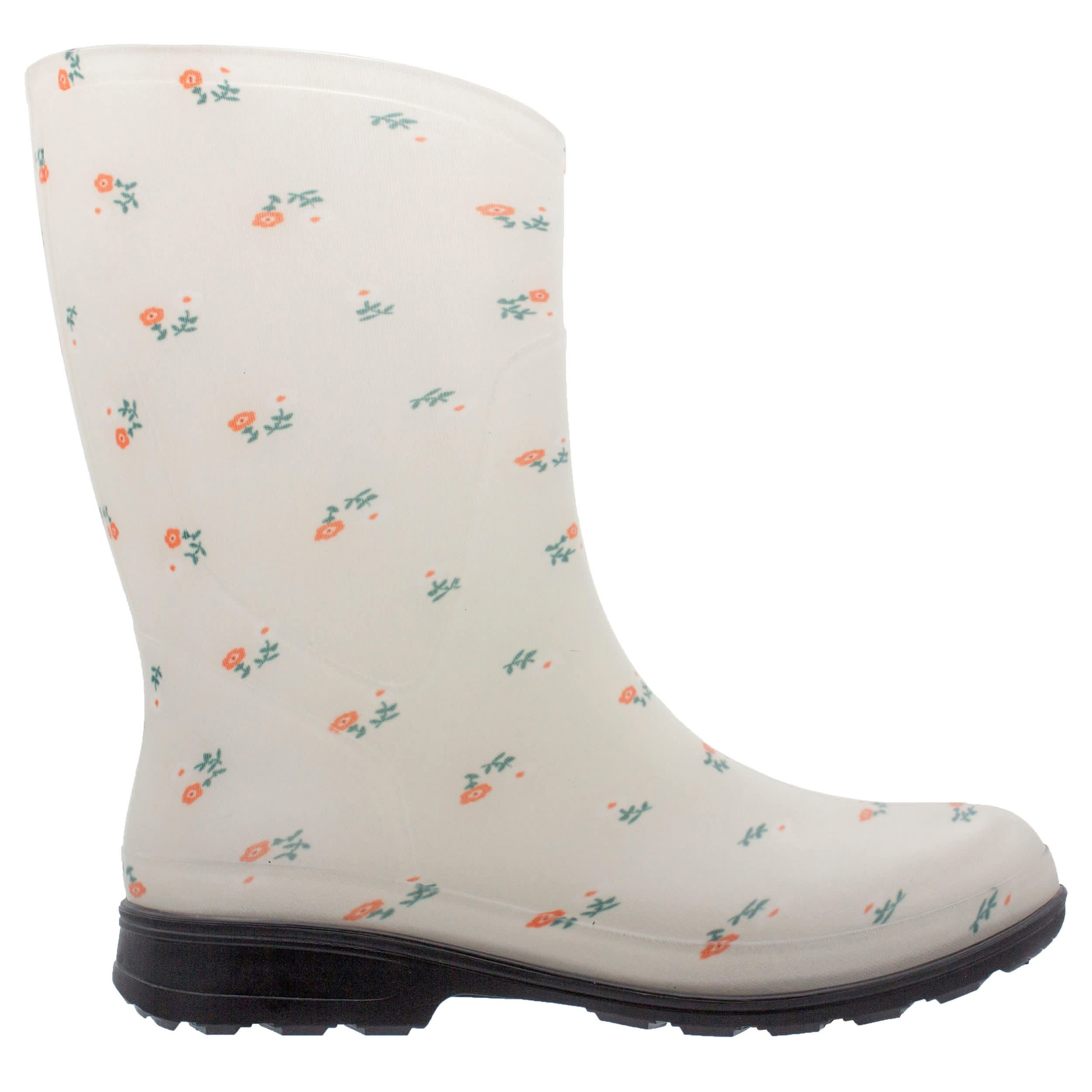 NORTHSIDE-WOMENS SORA RAIN BOOT-TAN & BLACK