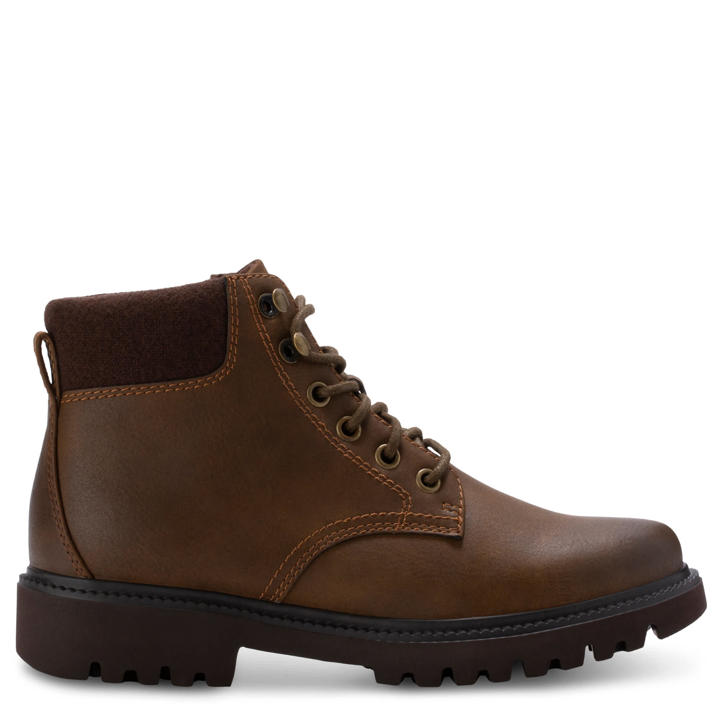 EASTLAND-WOMENS MEADOW LACE UP BOOT-BROWN & 