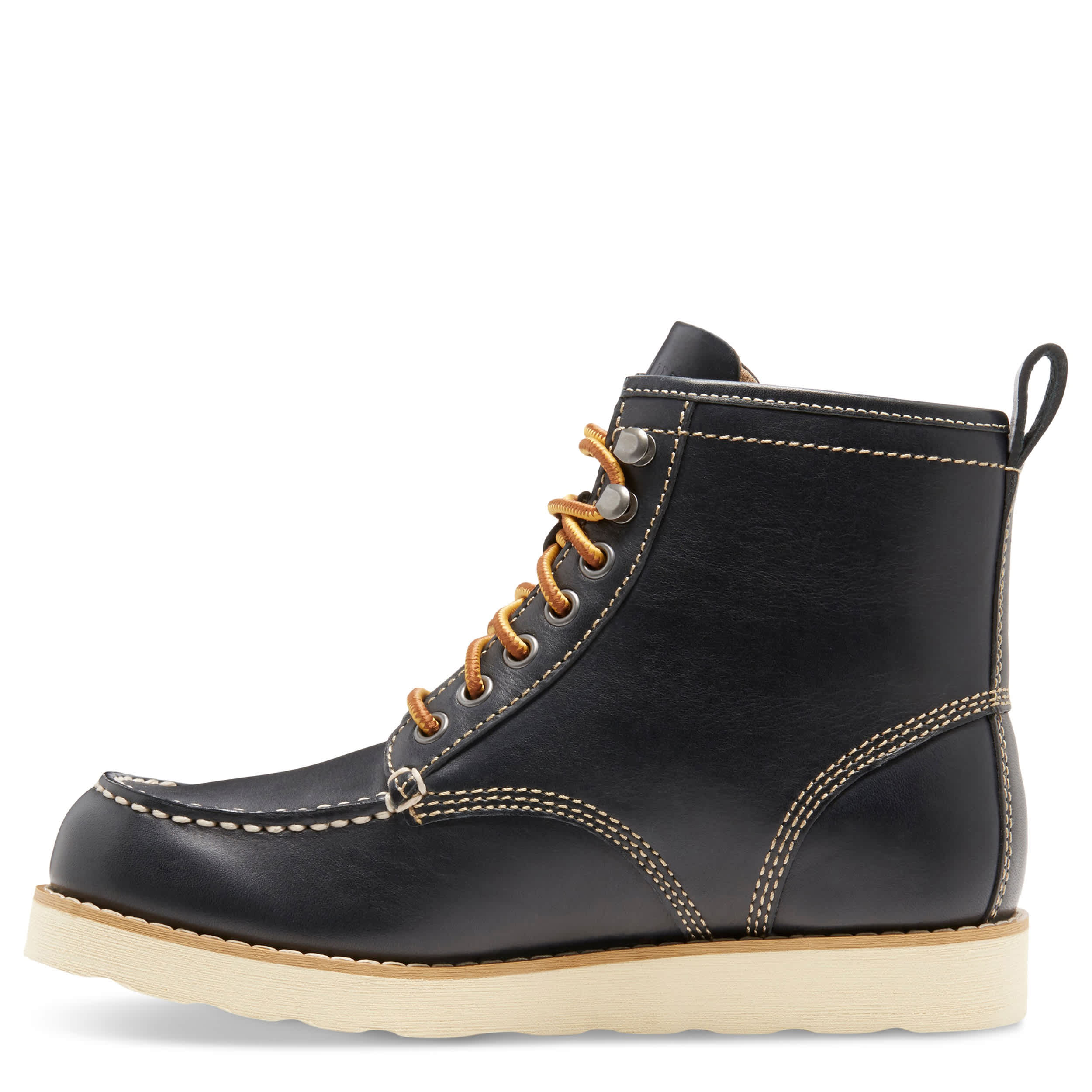 EASTLAND-WOMENS LUMBER UP LACE UP BOOT-NAVY & 