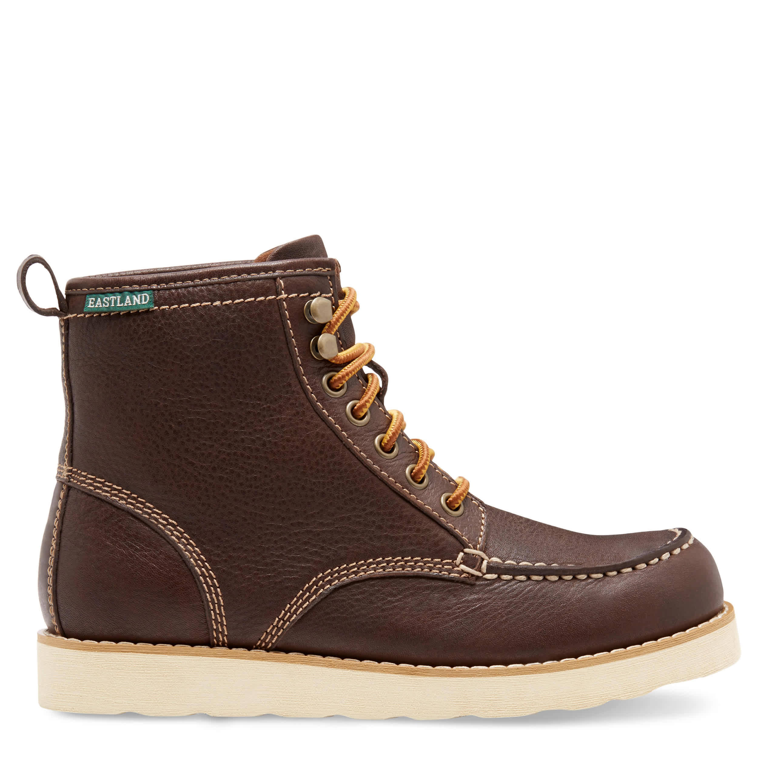 EASTLAND-WOMENS LUMBER UP LACE UP BOOT-BROWN & 