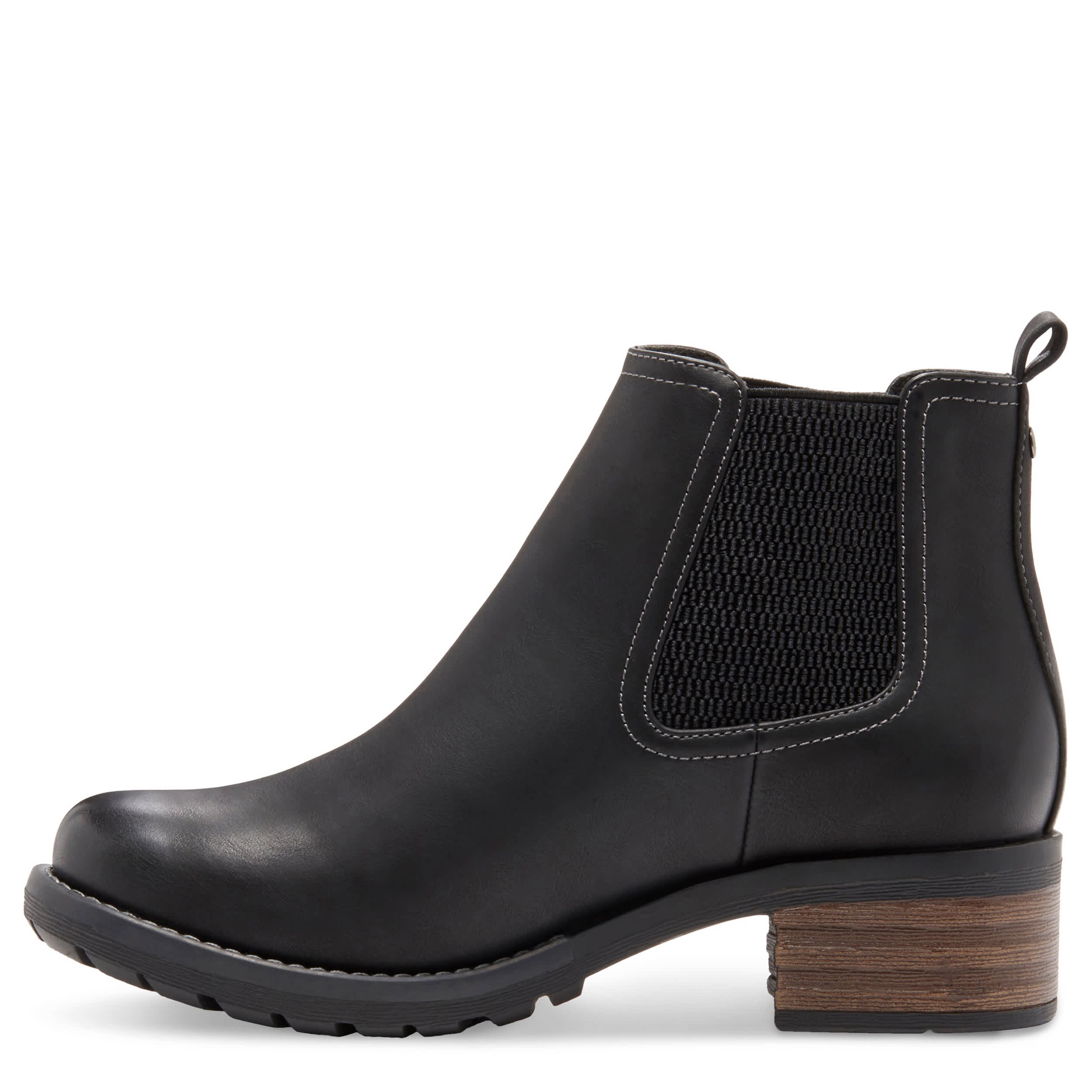 EASTLAND-WOMENS JASMINE CHELSEA BOOT-BLACK & 