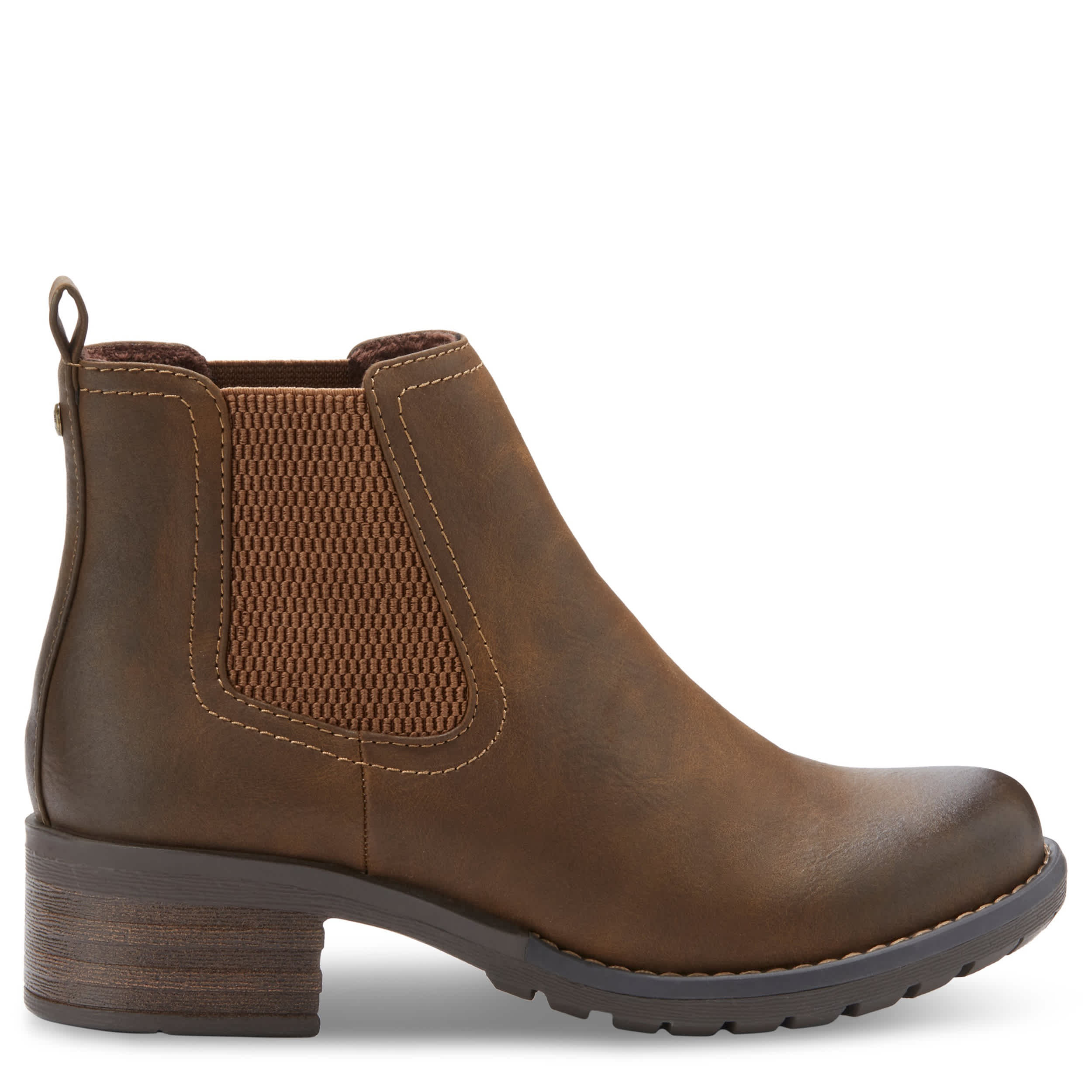 EASTLAND-WOMENS JASMINE CHELSEA BOOT-BROWN & 