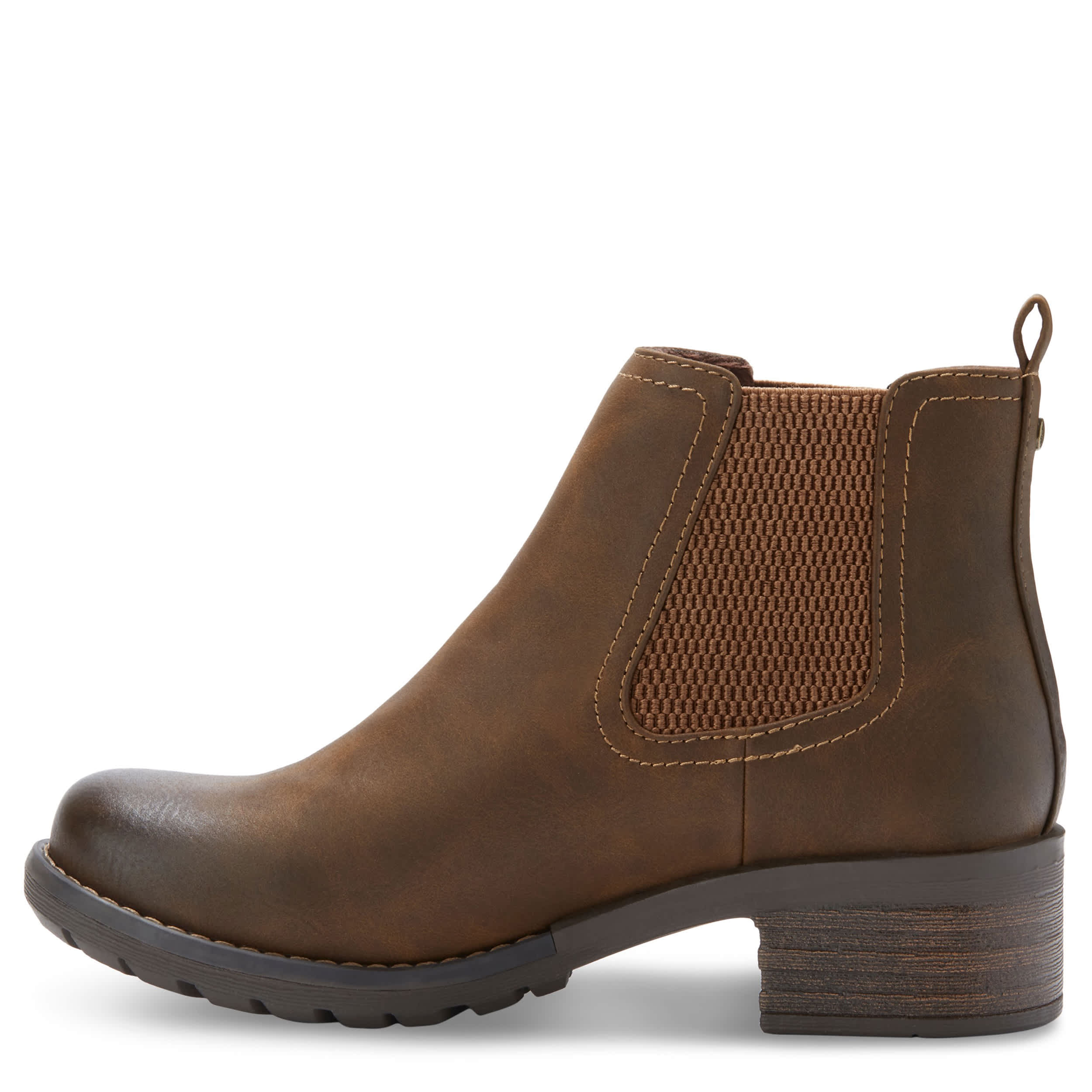 EASTLAND-WOMENS JASMINE CHELSEA BOOT-BROWN & 