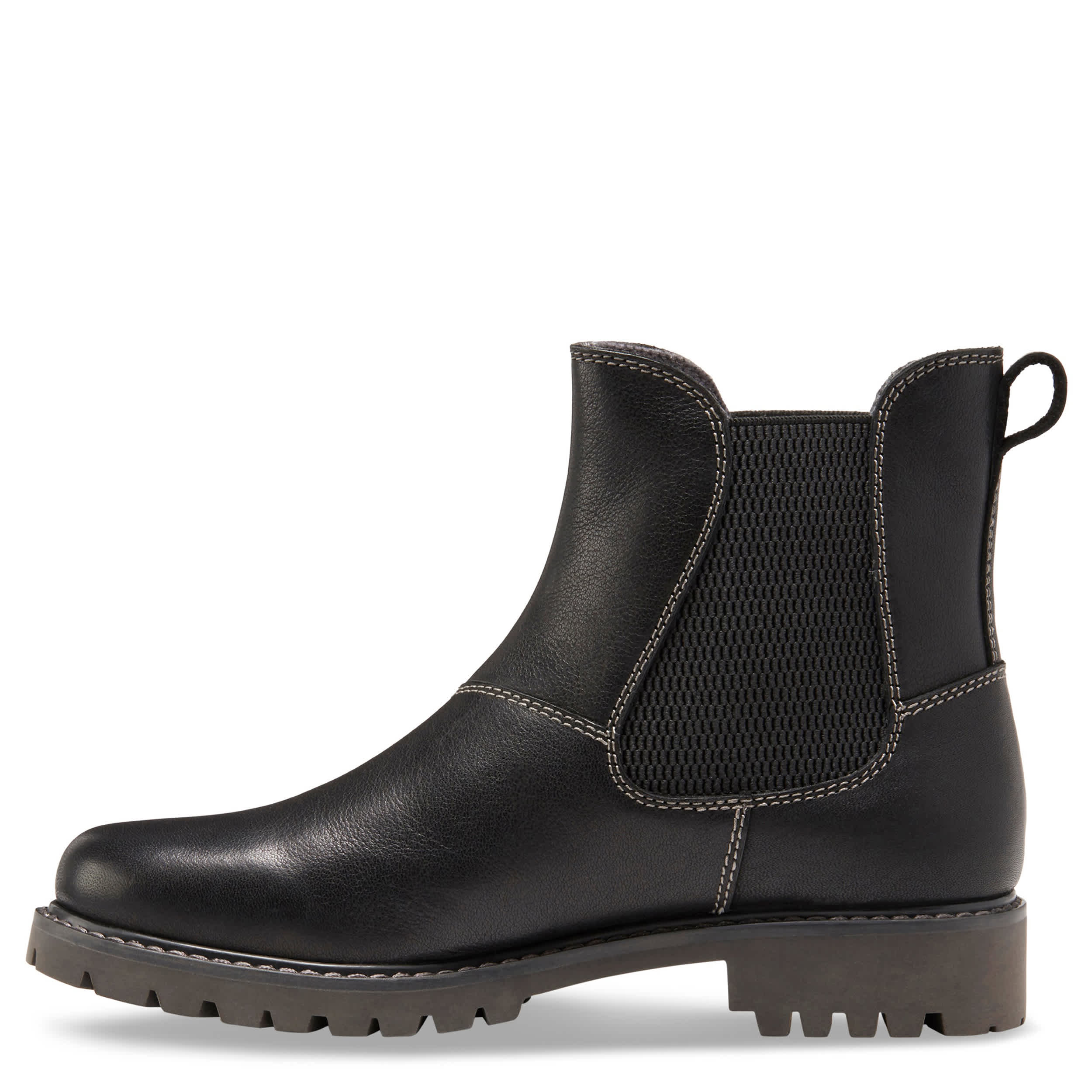 EASTLAND-WOMENS IDA PULL ON BOOT-BLACK & 