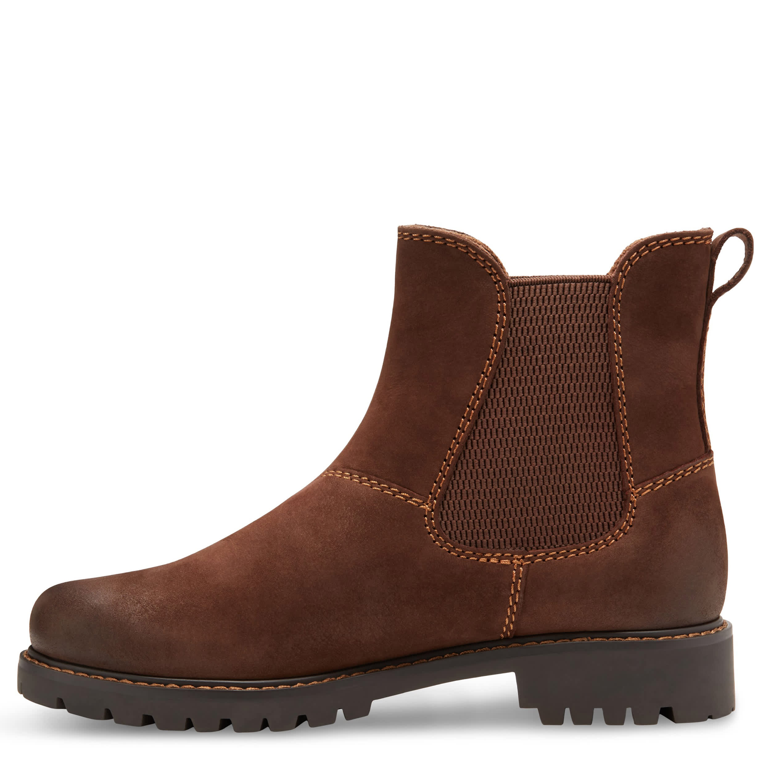 EASTLAND-WOMENS IDA PULL ON BOOT-BROWN & 