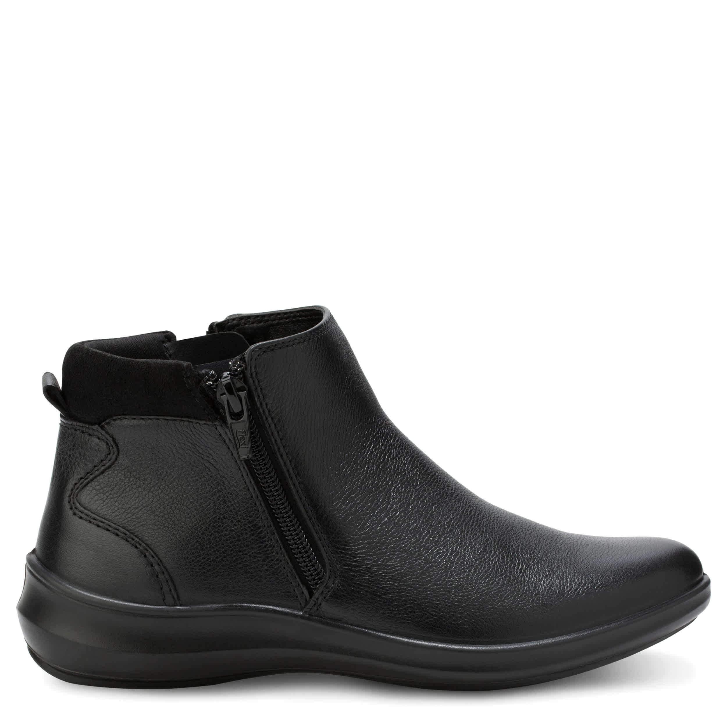 EASTLAND-WOMENS WINNOW ZIPPER BOOT-BLACK & 