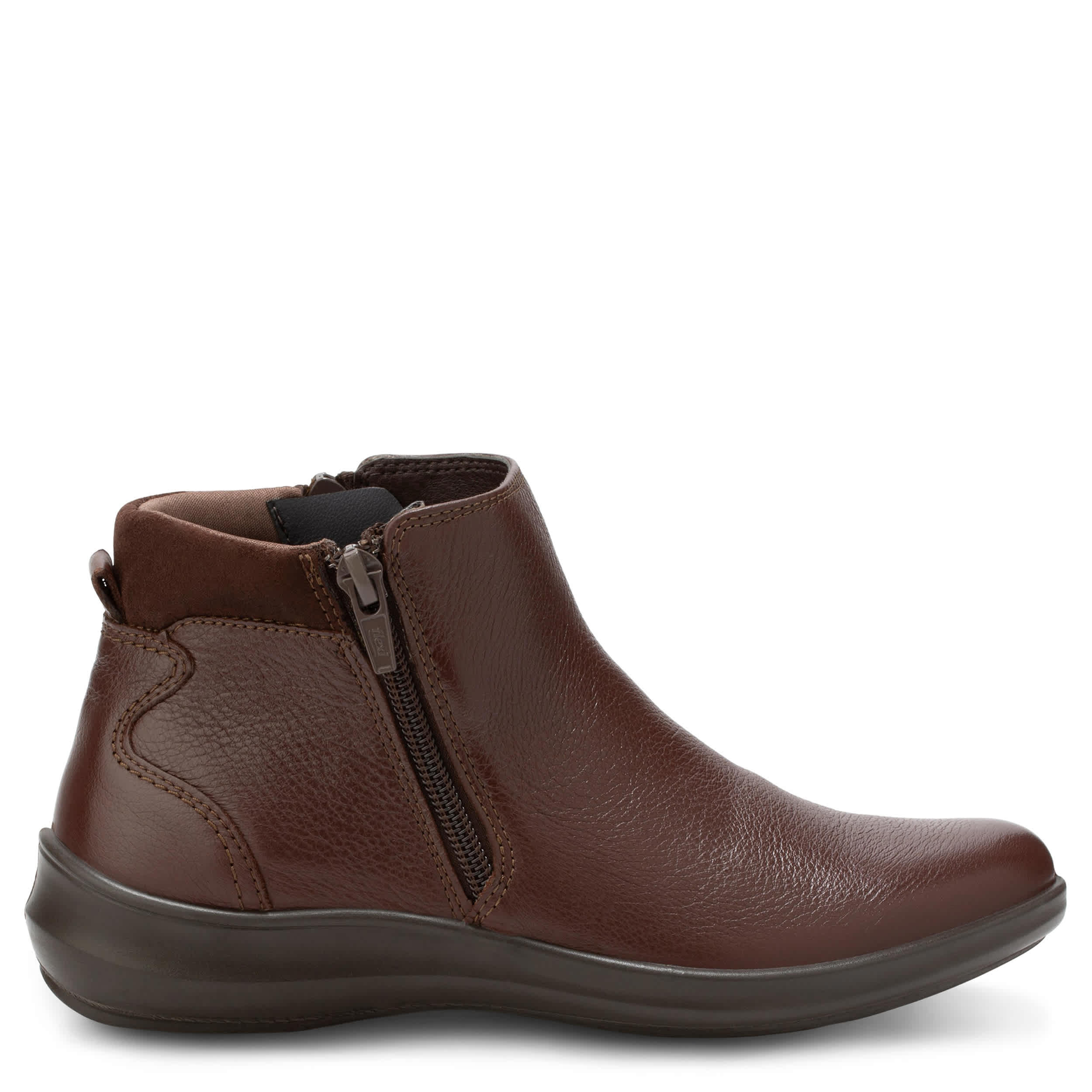 EASTLAND-WOMENS WINNOW ZIPPER BOOT-BROWN & 