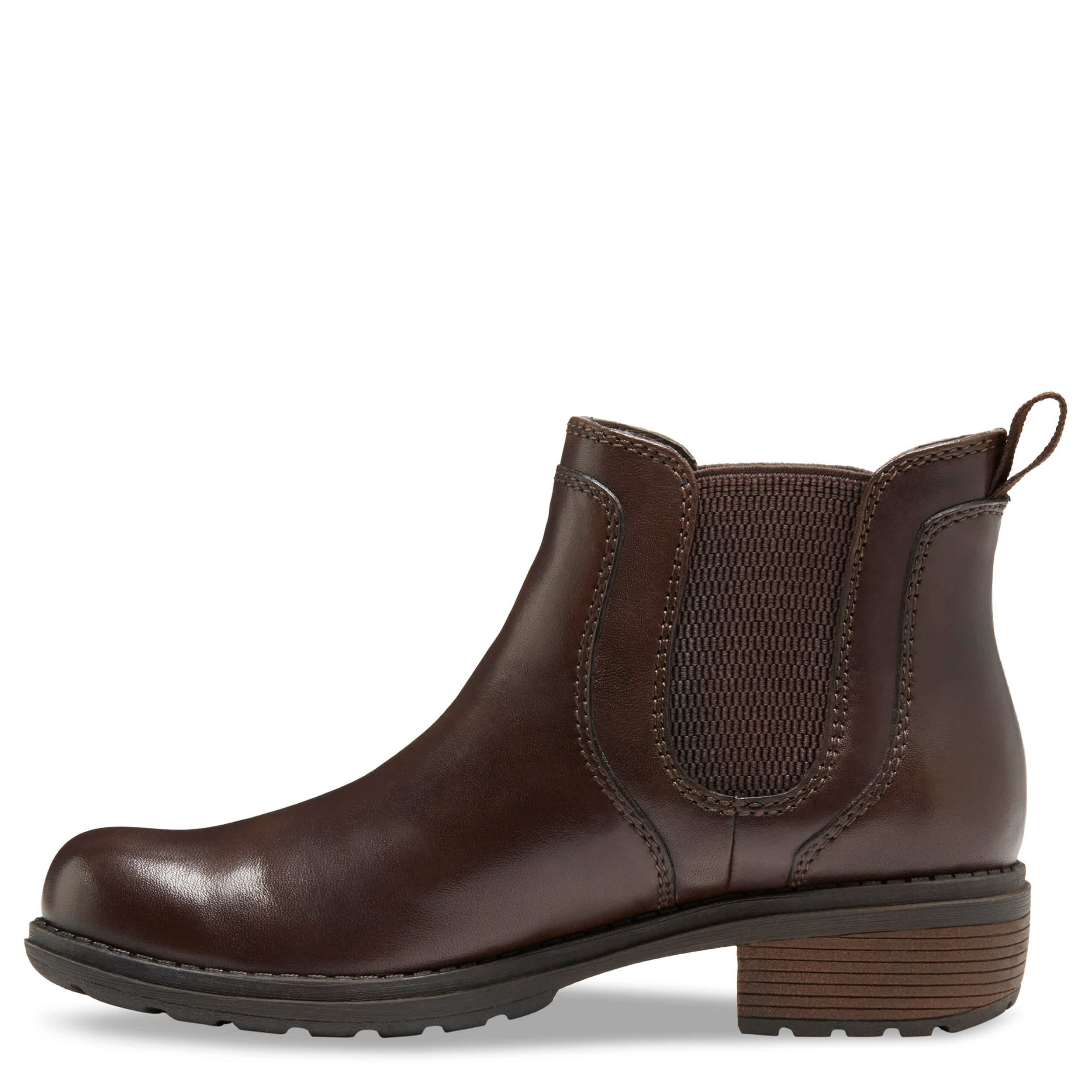 EASTLAND-WOMENS DOUBLE UP BOOT-BROWN & 