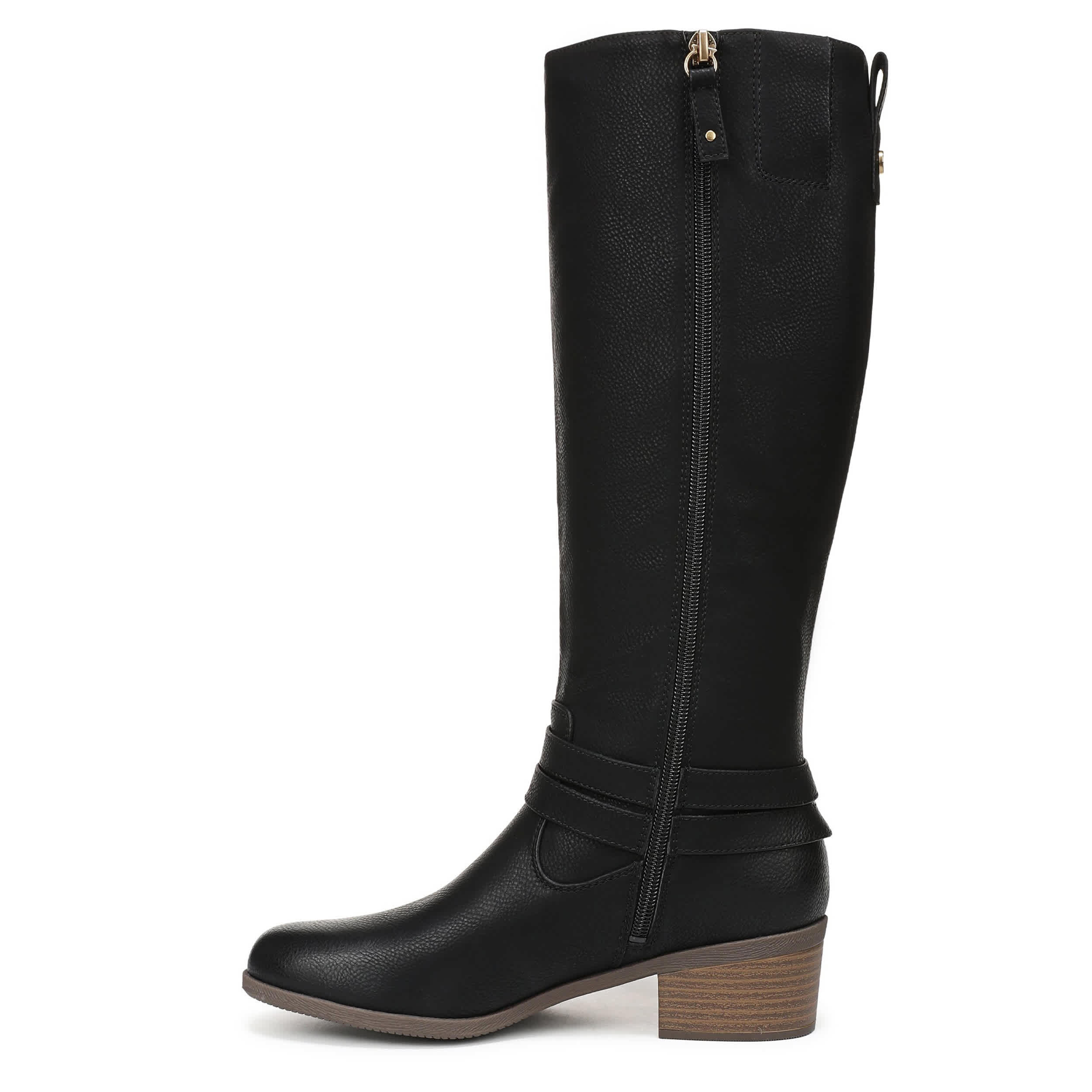 DR. SCHOLL'S-WOMENS IVY TALL BOOT-BLACK & 