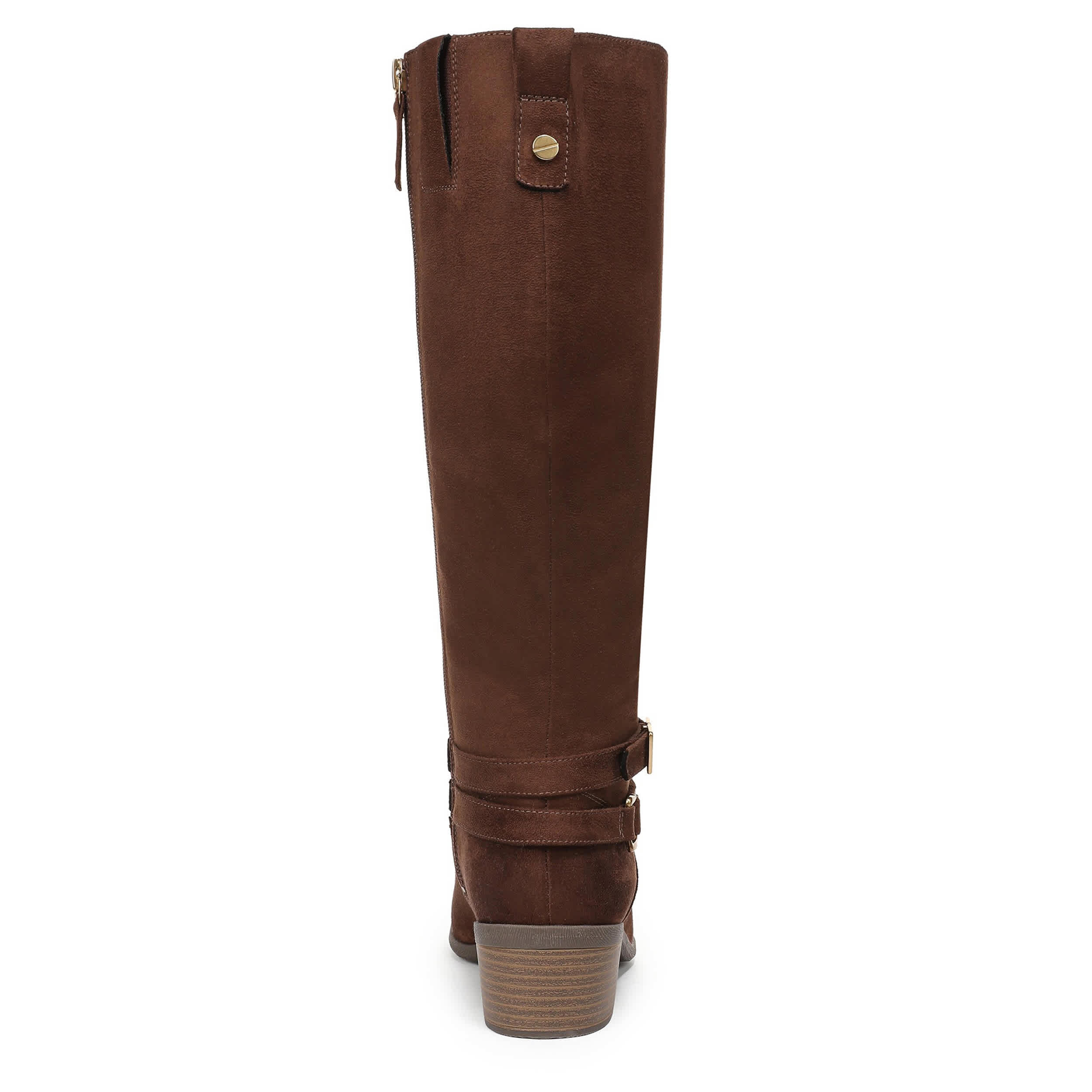 DR. SCHOLL'S-WOMENS IVY TALL BOOT-CHESTNUT & BROWN