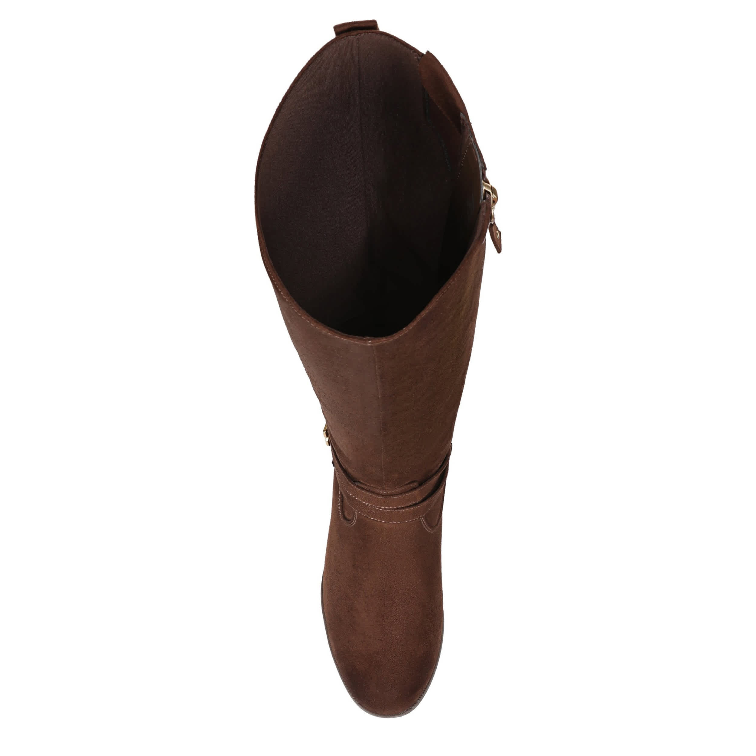 DR. SCHOLL'S-WOMENS IVY TALL BOOT-CHESTNUT & BROWN