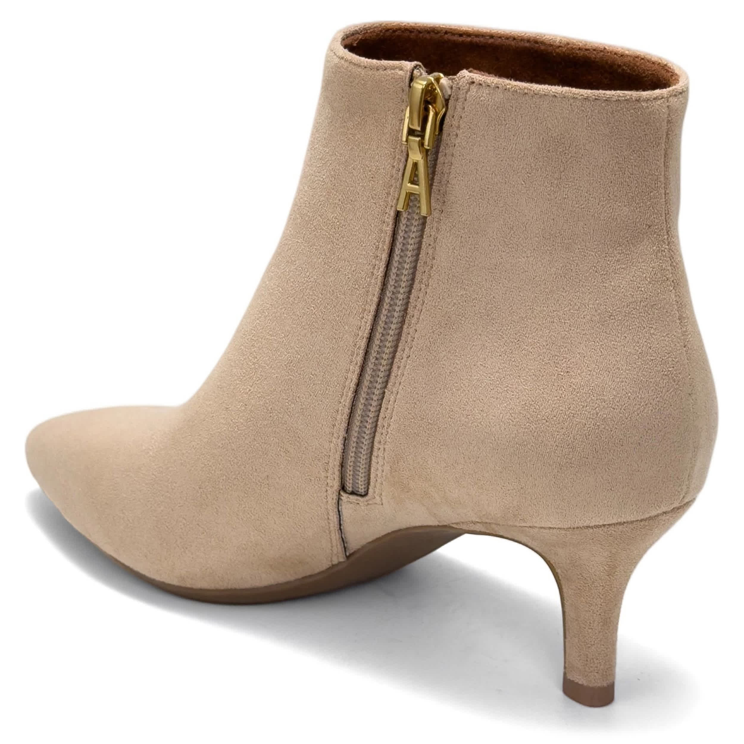 AEROSOLES-WOMENS EDITH BOOTIE-CAMEL & 