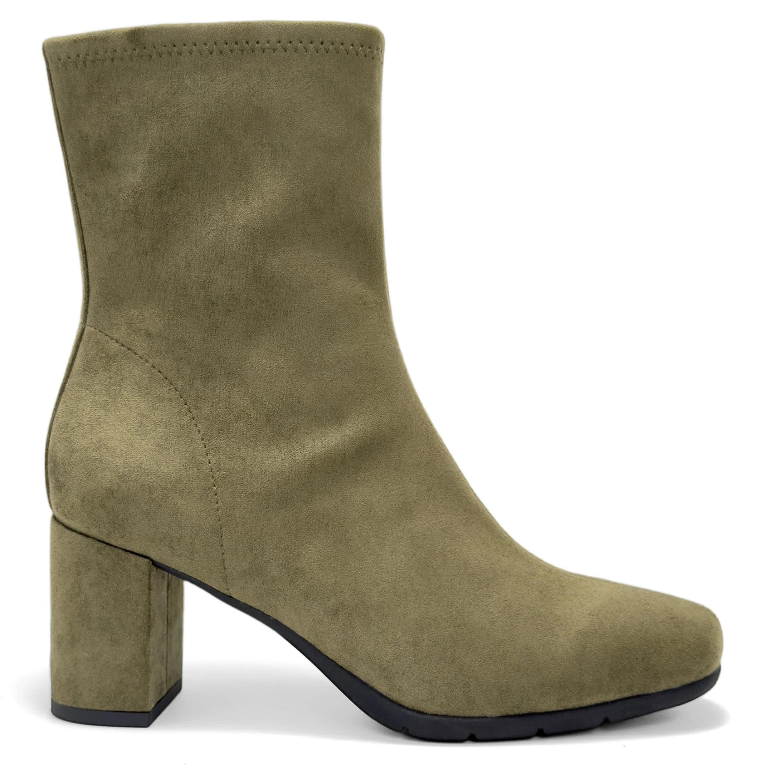 AEROSOLES-WOMENS MILEY BOOTIE-OLIVE & 
