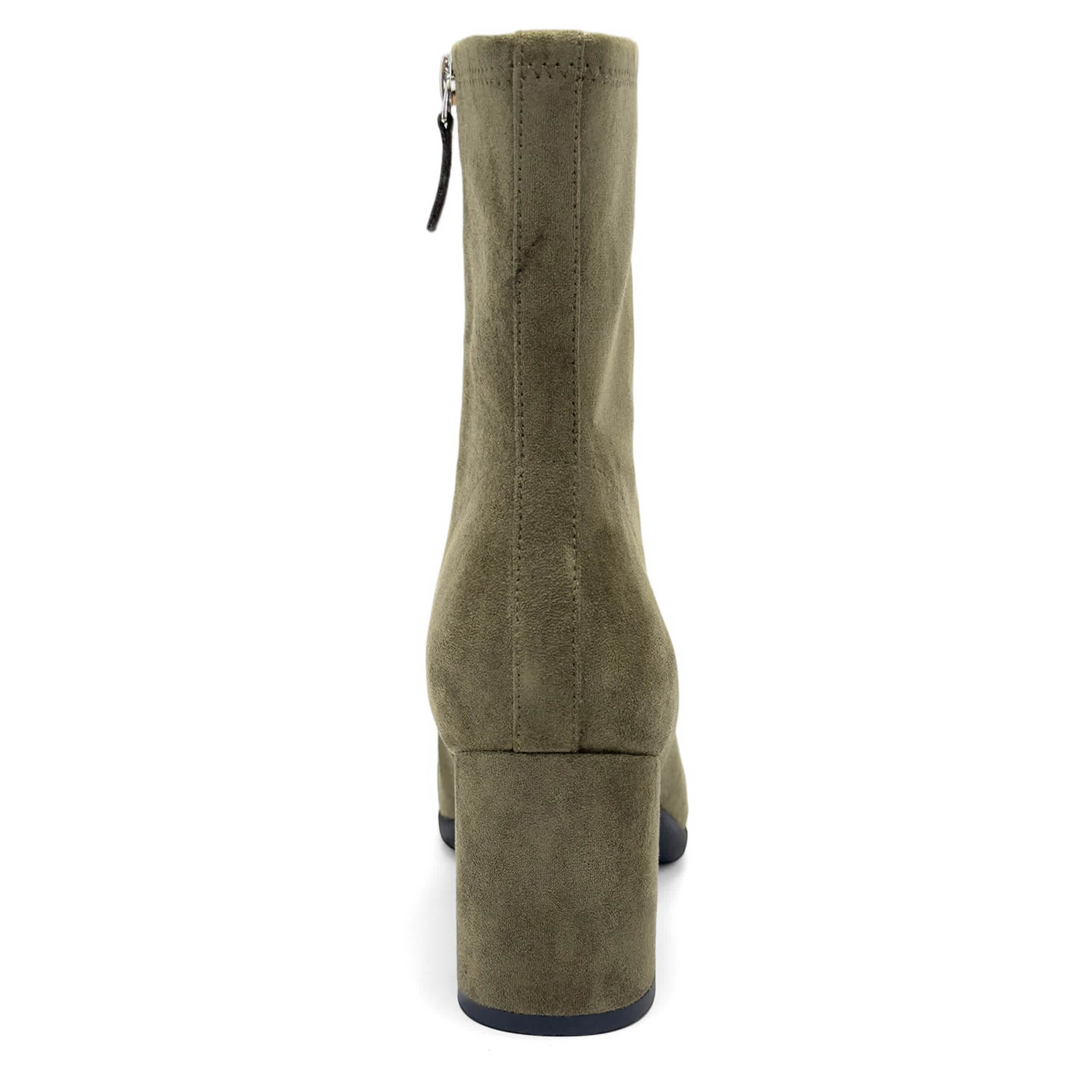 AEROSOLES-WOMENS MILEY BOOTIE-OLIVE & 