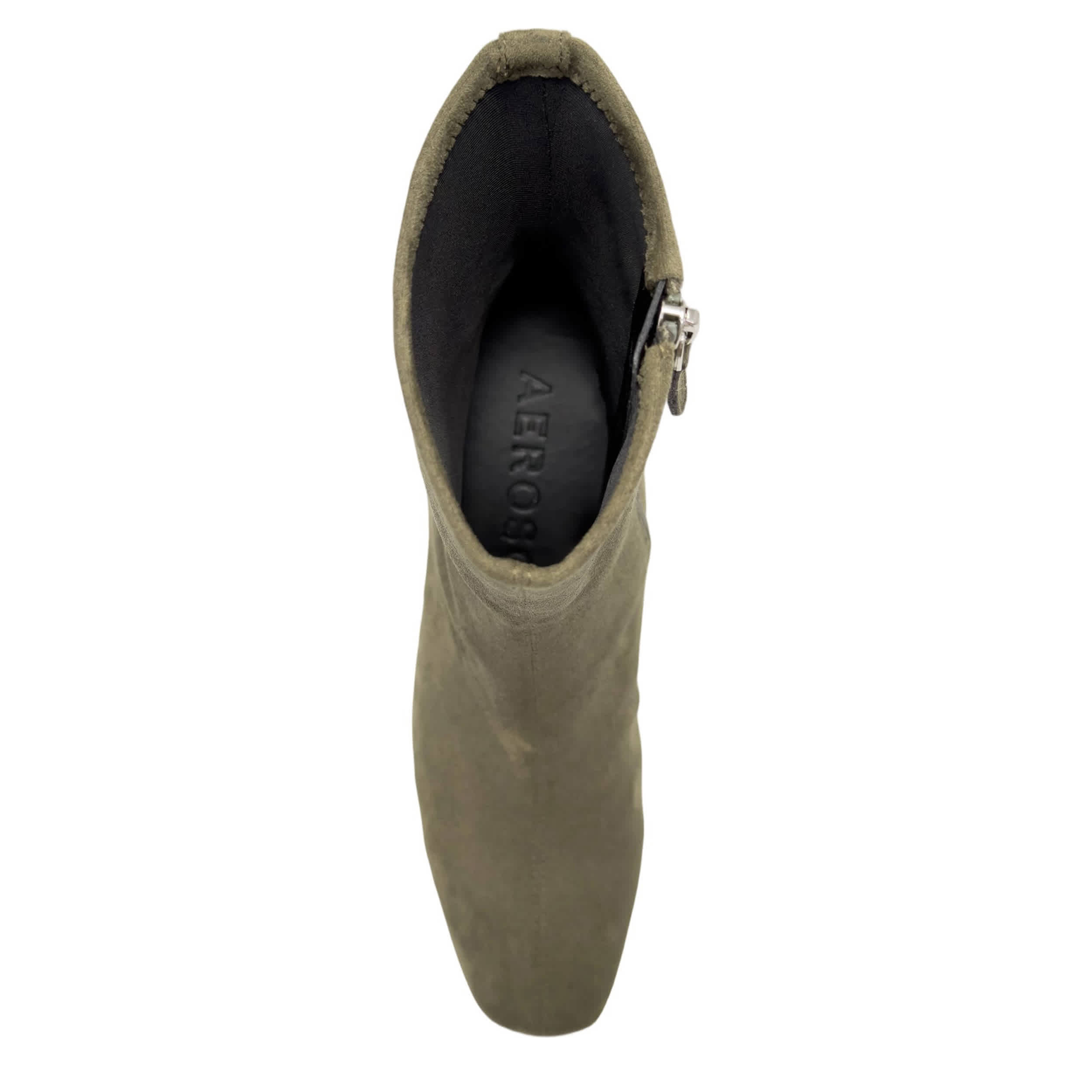 AEROSOLES-WOMENS MILEY BOOTIE-OLIVE & 