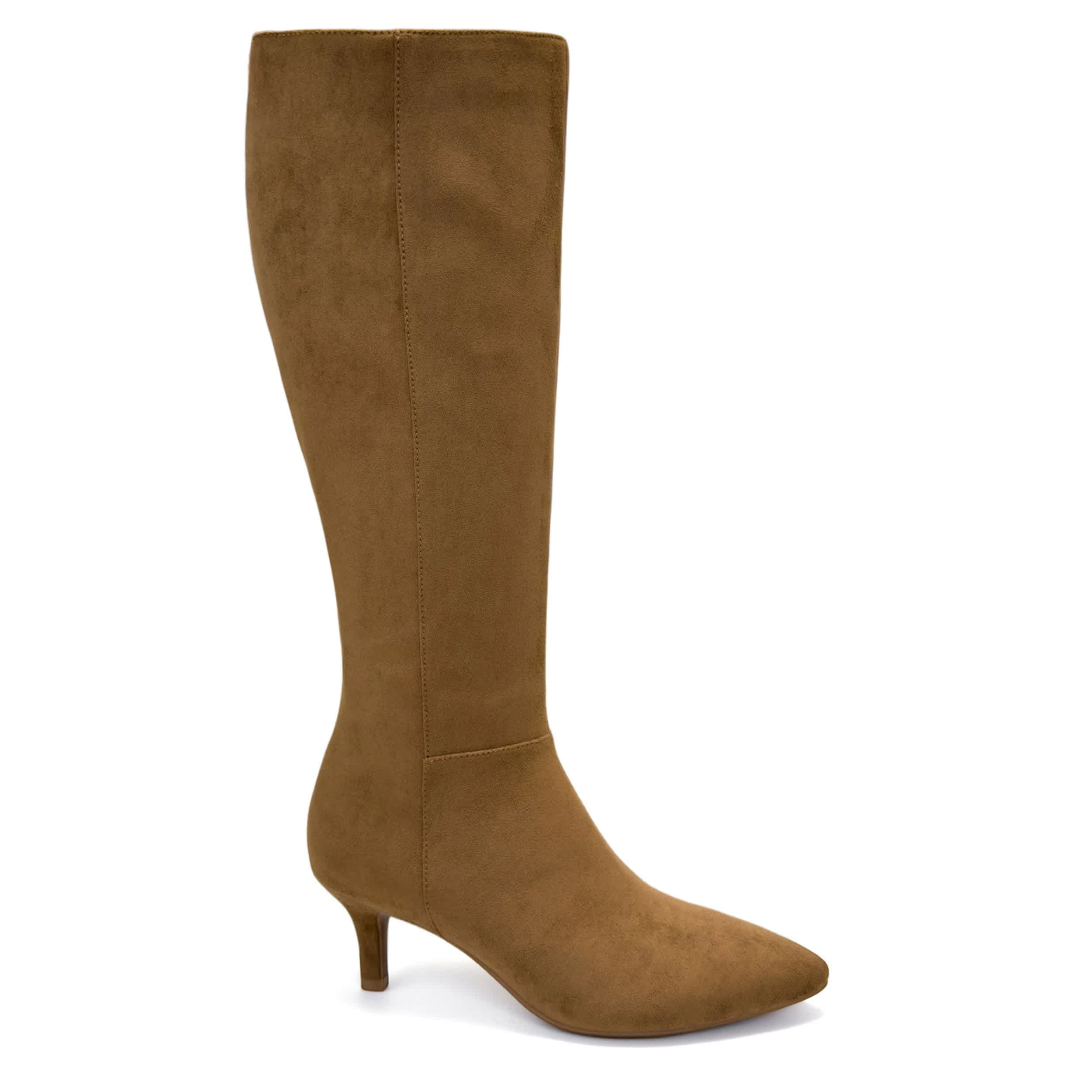 AEROSOLES-WOMENS EPIC TALL BOOT-BROWN & 